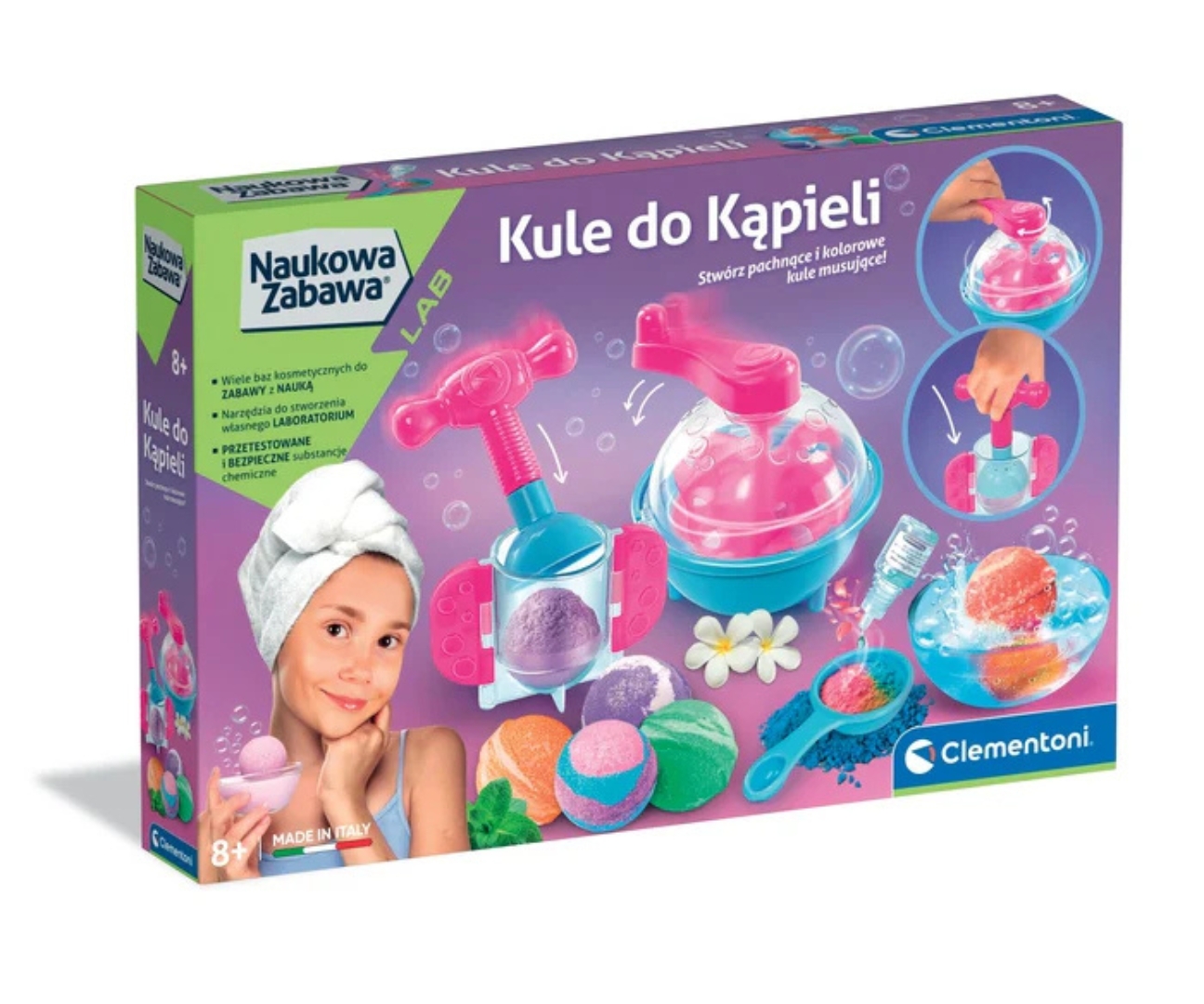 Clementoni 50397 Naukowa Zabawa Lab Kule Do Kąpieli