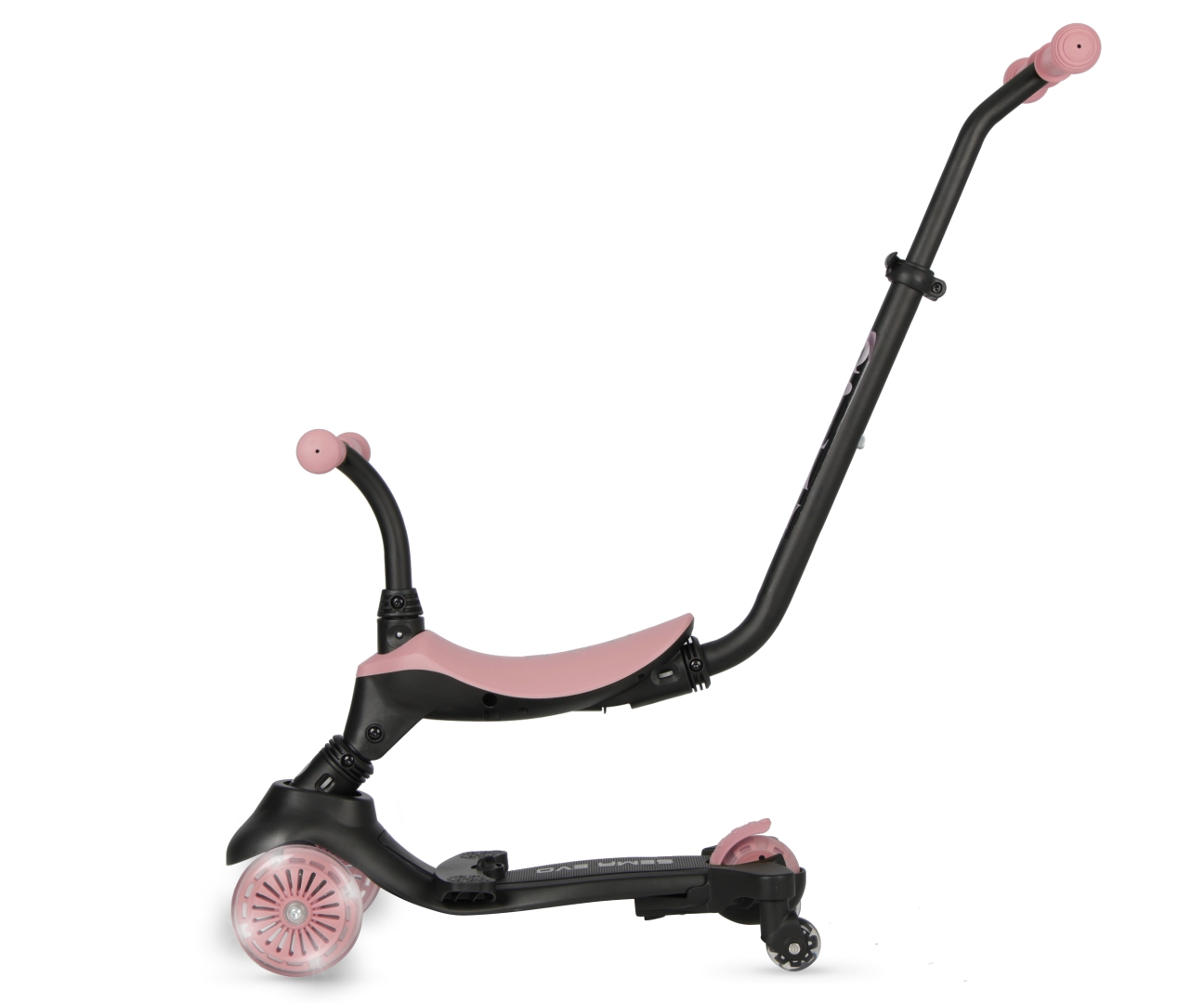 Qplay Hulajnoga Sema Evo 3w1 Coral Pink — zdjęcie 2