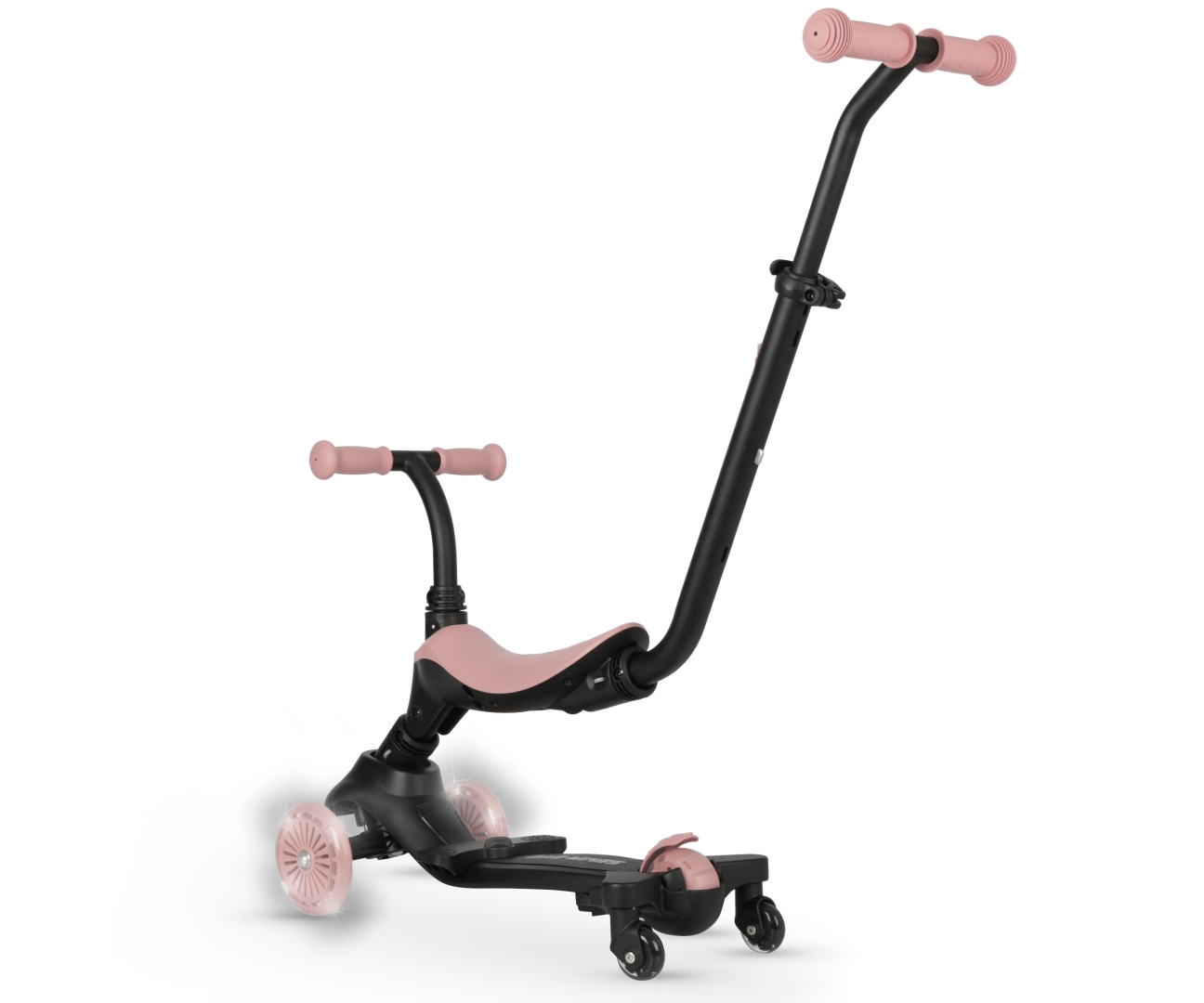 Qplay Hulajnoga Sema Evo 3w1 Coral Pink — zdjęcie 3
