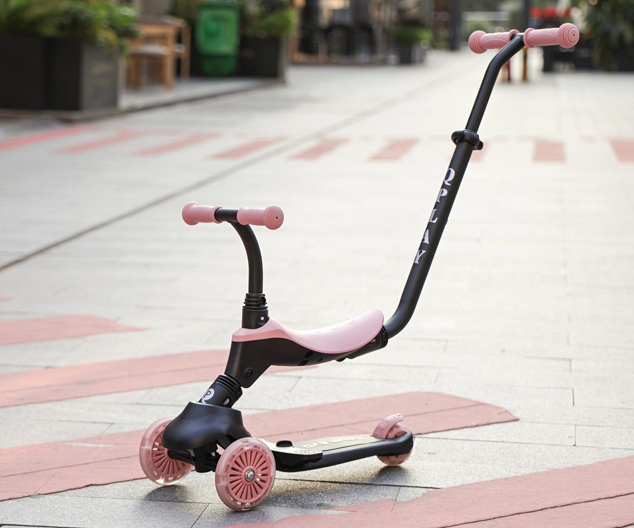 Qplay Hulajnoga Sema Evo 3w1 Coral Pink — zdjęcie 10