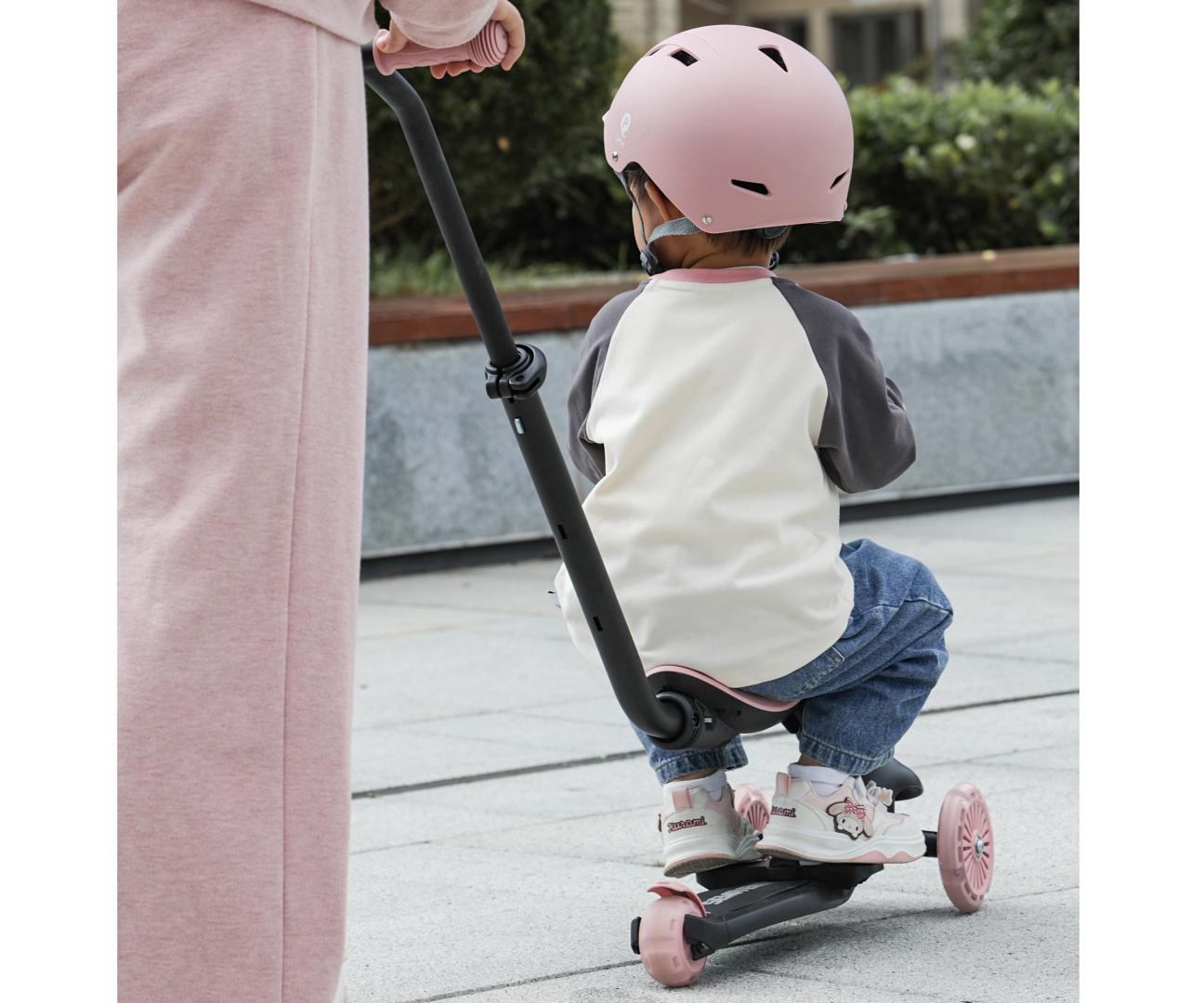 Qplay Hulajnoga Sema Evo 3w1 Coral Pink — zdjęcie 13