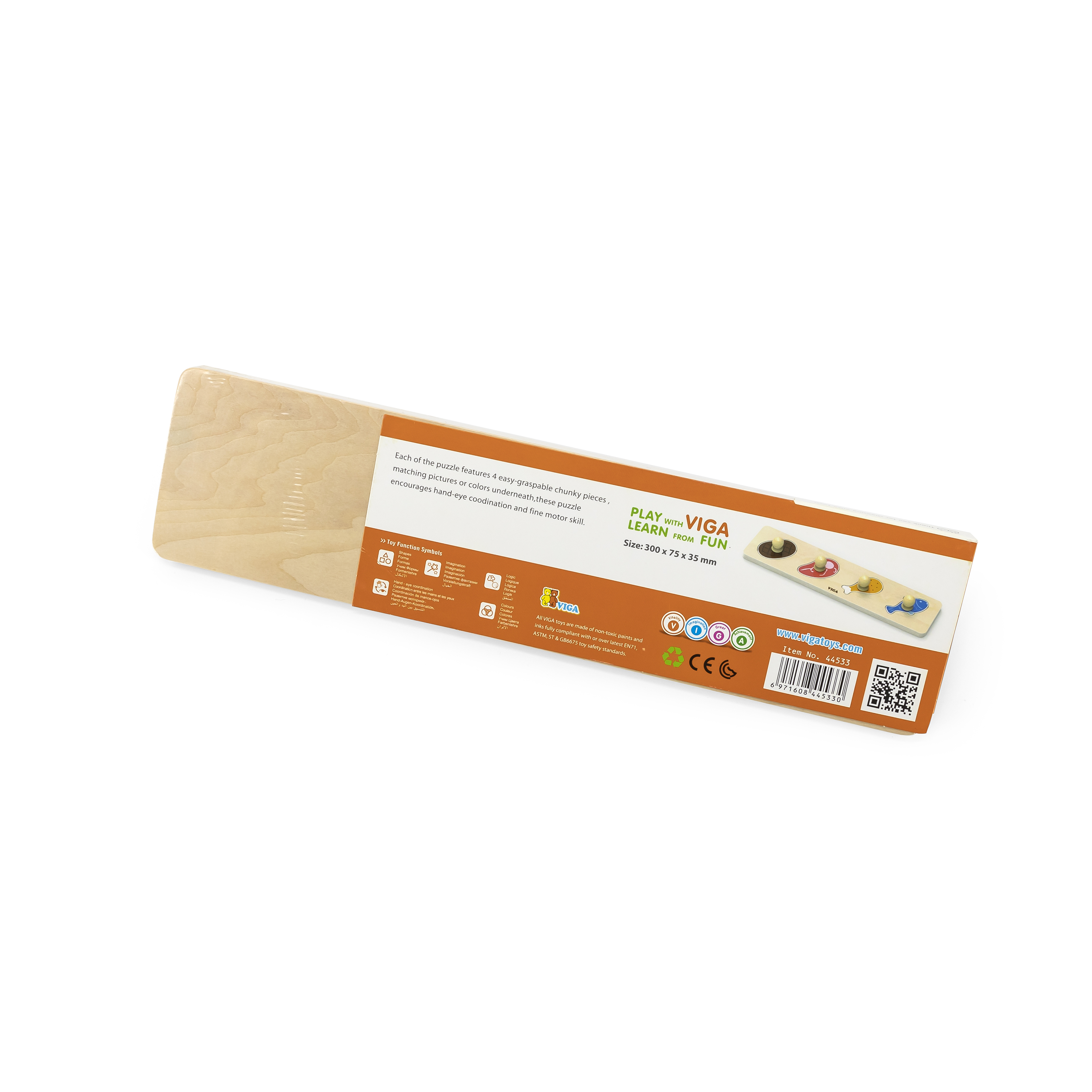 Viga 44533 Pierwsze puzzle z uchwytami - jedzenie — zdjęcie 3
