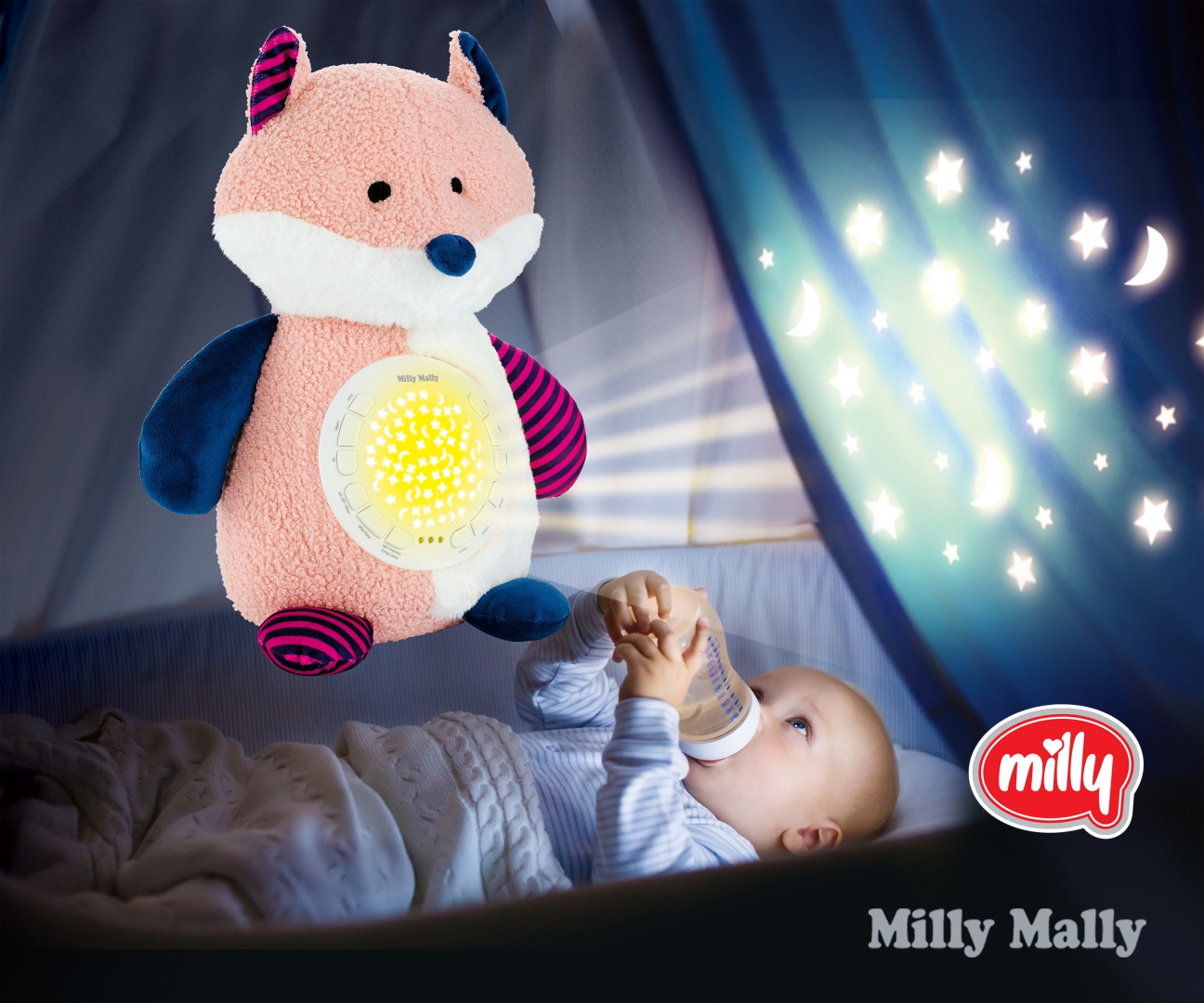 Milly Mally Zabawka pluszowa z Projektorem Milly Fox — zdjęcie 8