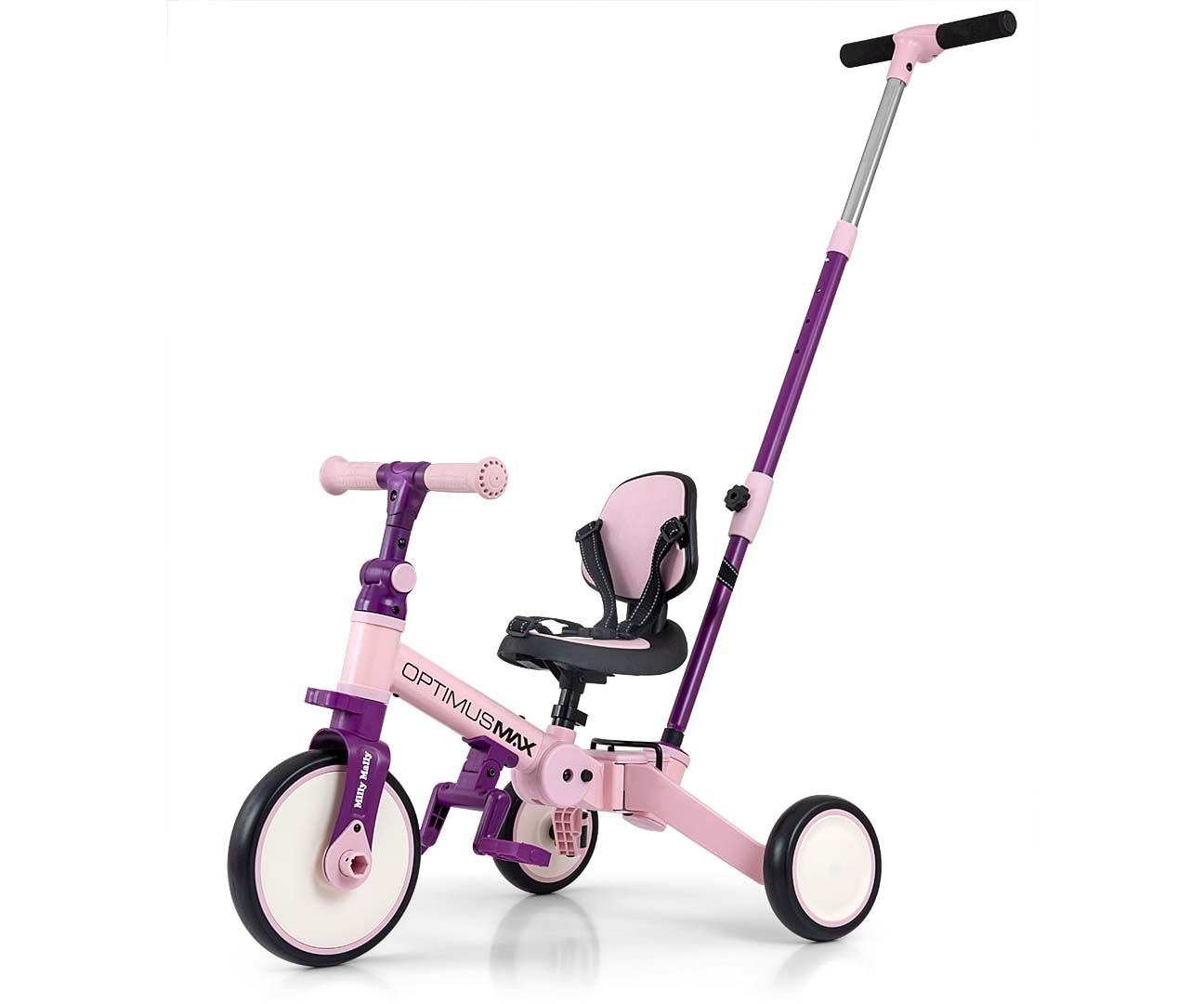 Milly Mally Rowerek 5w1 Optimus Max Pink