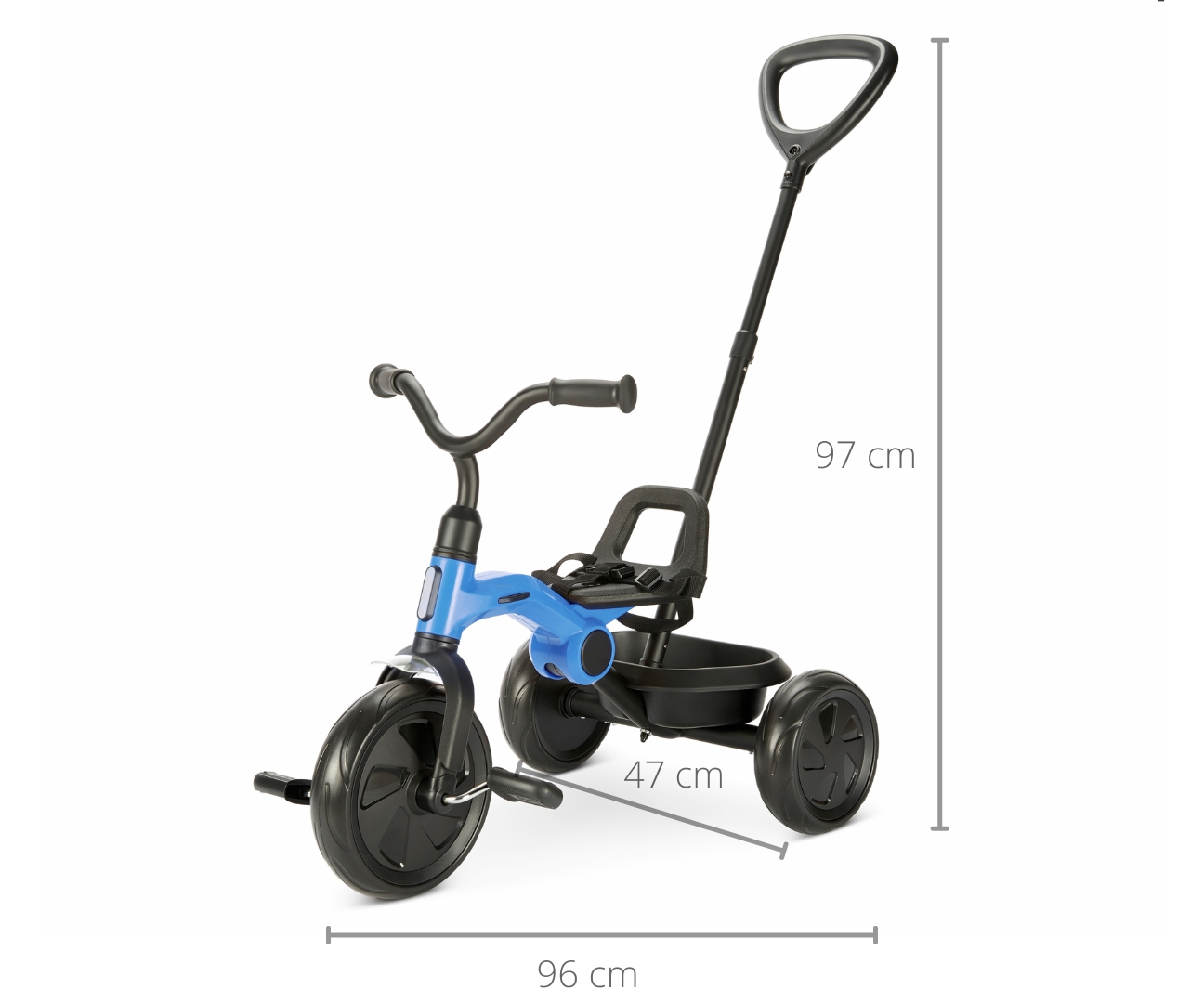 Qplay Rowerek Trójkołowy Ant Plus Sky Blue — zdjęcie 4