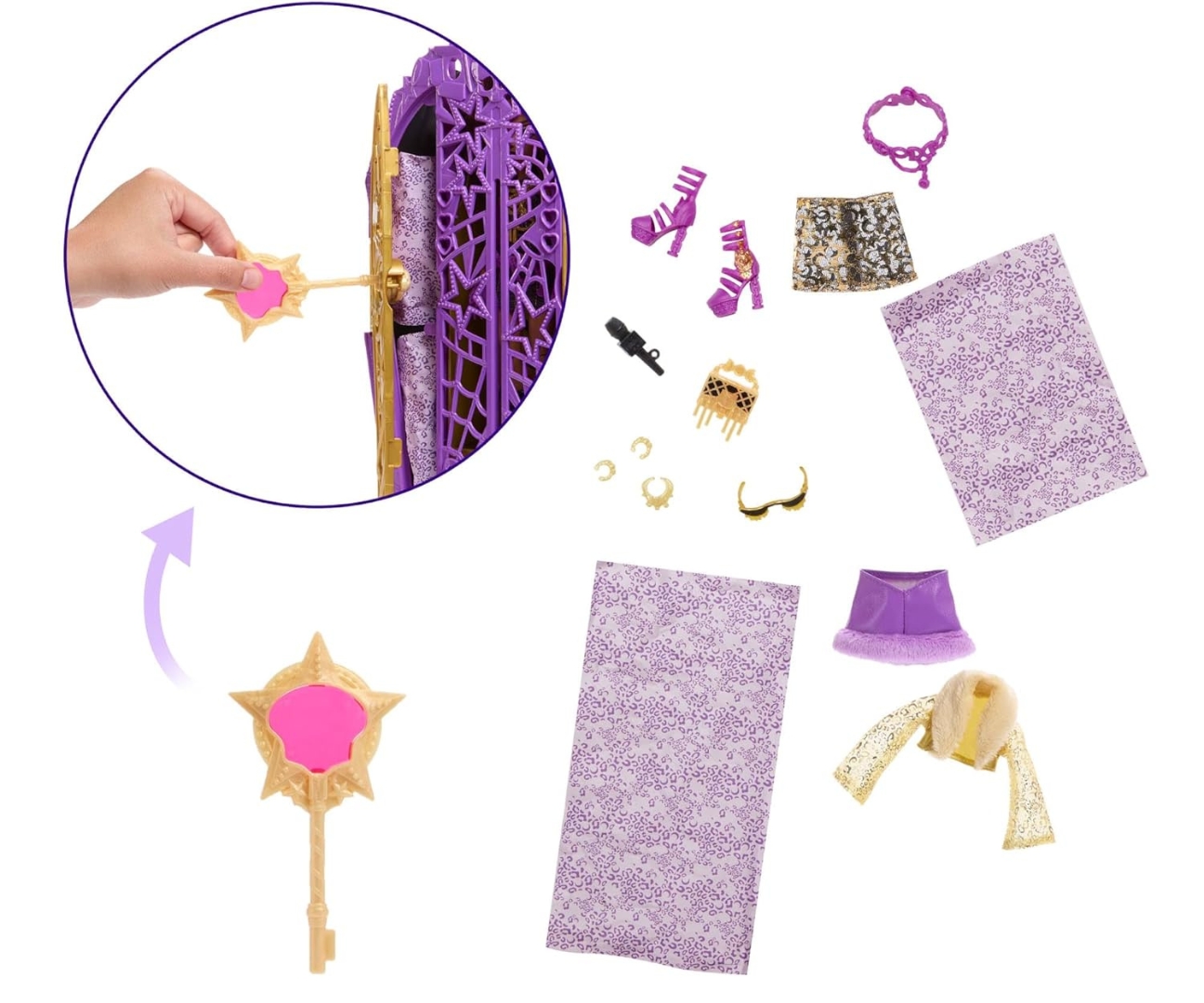Mattel JBG80 Monster High Straszysekrety Clawdeen Wolf — zdjęcie 3