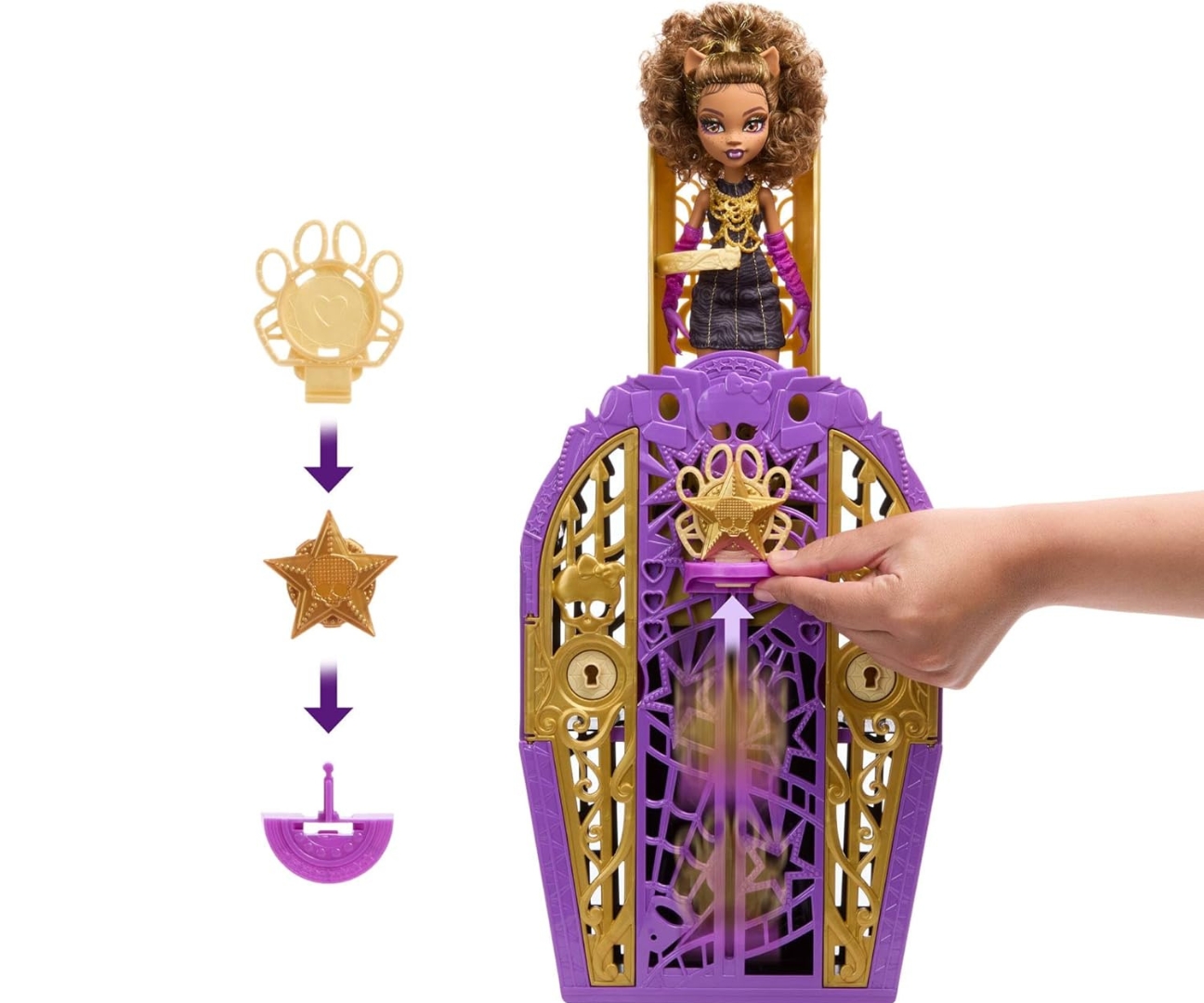 Mattel JBG80 Monster High Straszysekrety Clawdeen Wolf — zdjęcie 4
