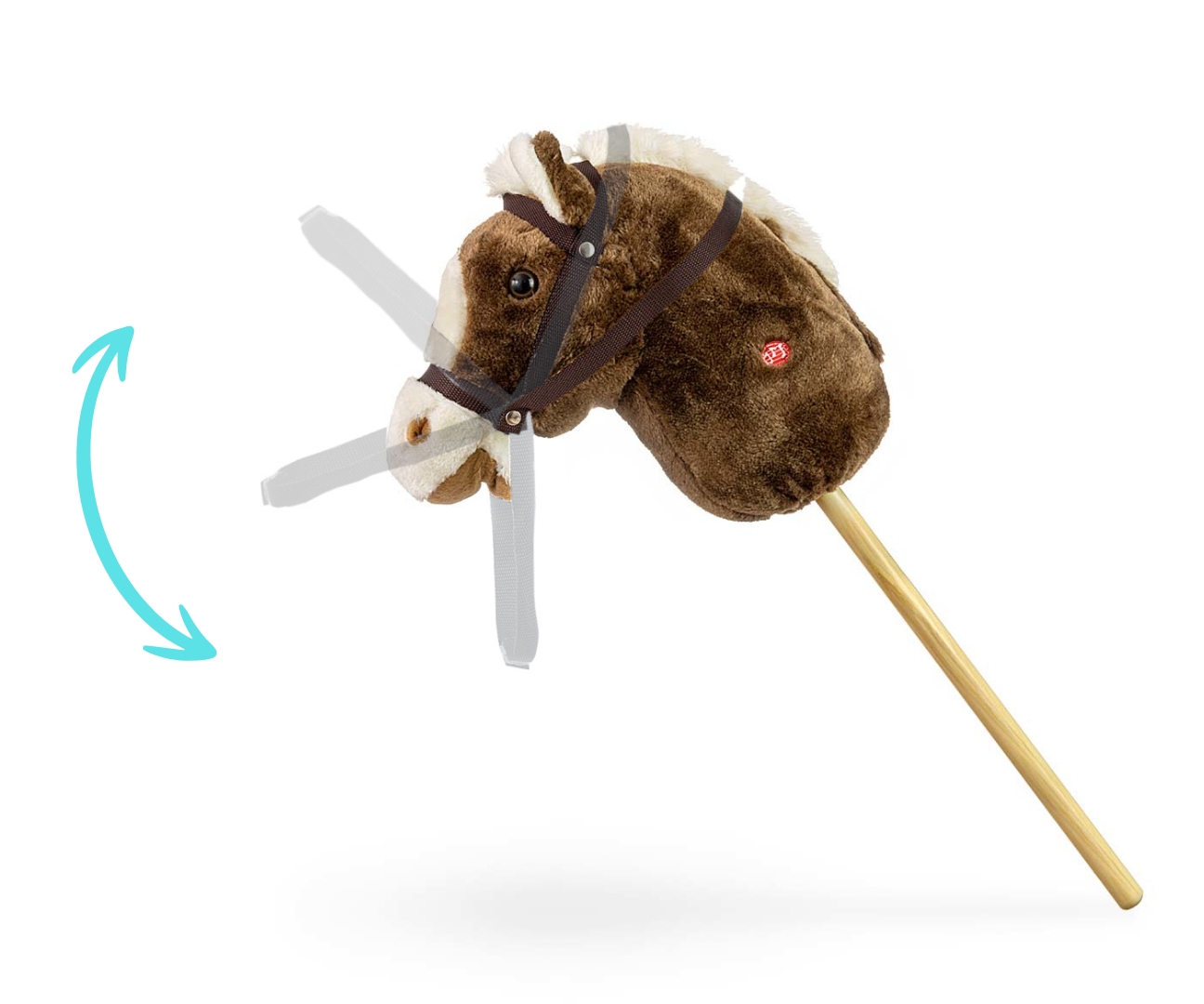 Milly Mally Hobby Koń na Kiju Dark Brown — zdjęcie 5