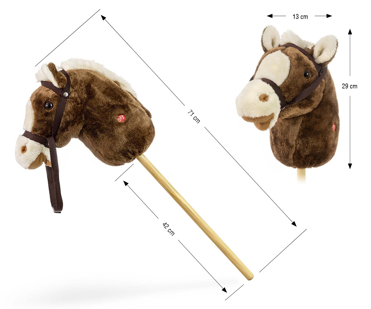 Milly Mally Hobby Koń na Kiju Dark Brown — zdjęcie 10