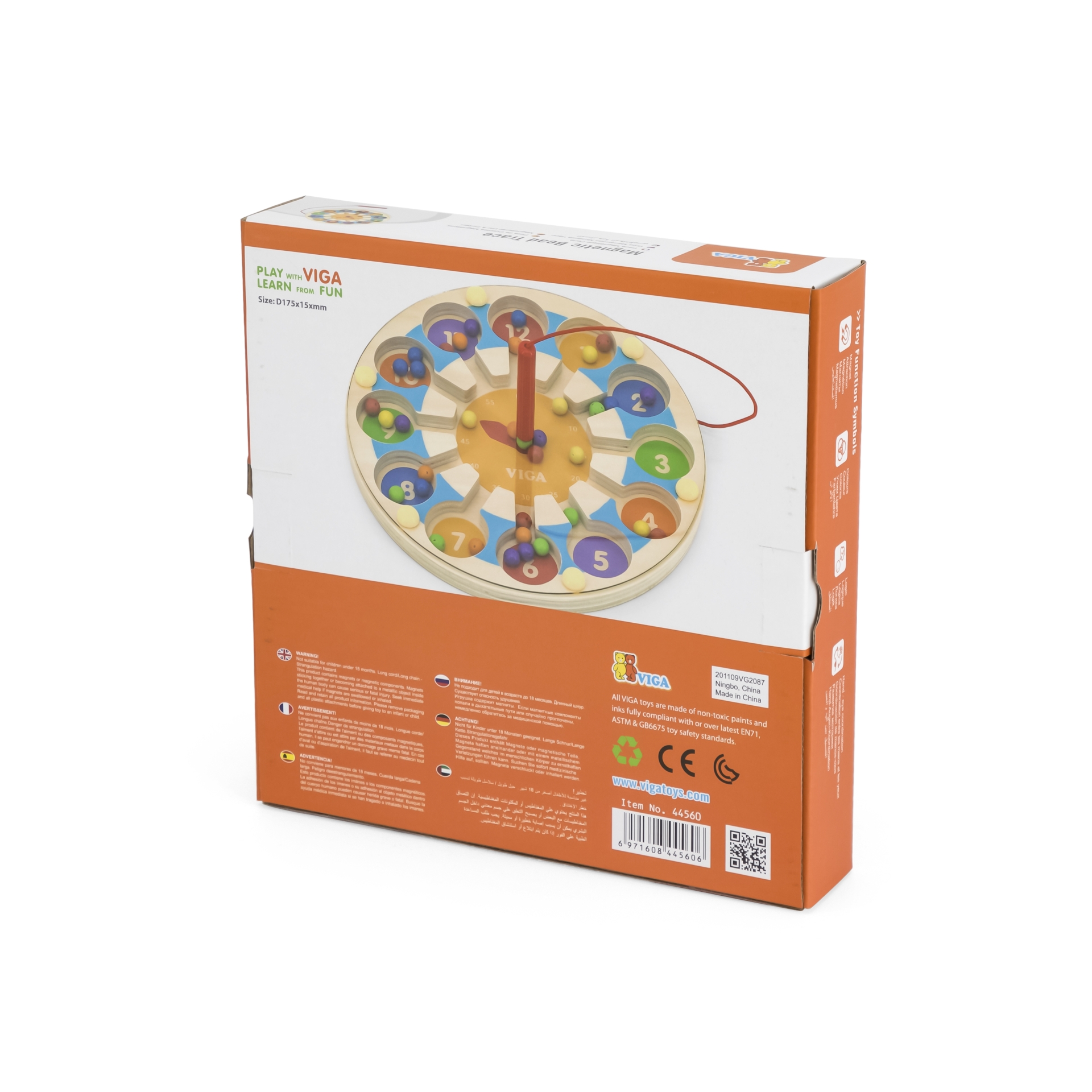 Viga 44560 Labirynt magnetyczny - Zegar — zdjęcie 4