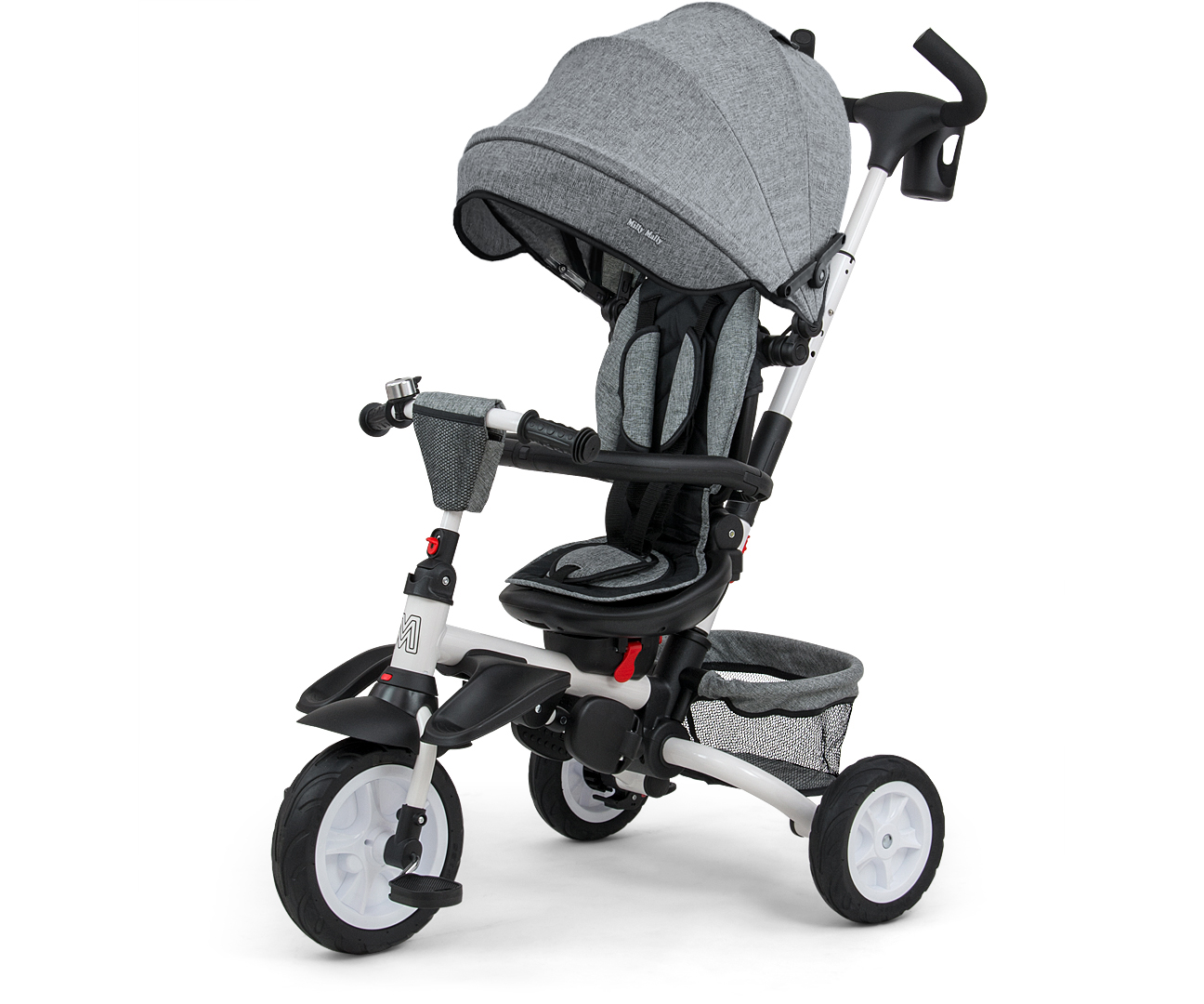 Milly Mally Rowerek Trójkołowy 6w1 Stanley Rubber Grey