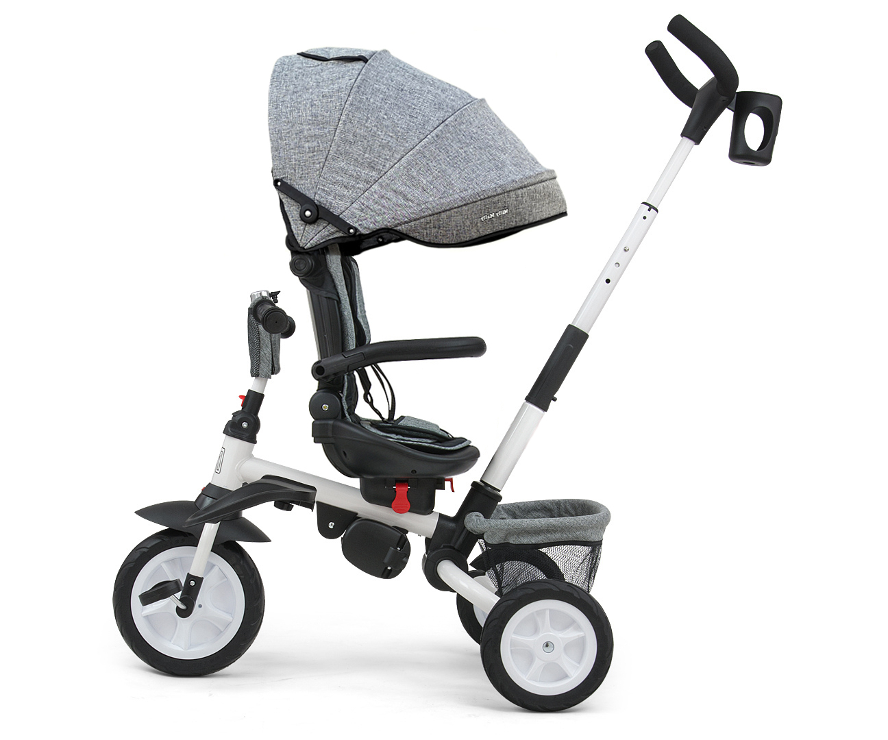 Milly Mally Rowerek Trójkołowy 6w1 Stanley Rubber Grey — zdjęcie 2