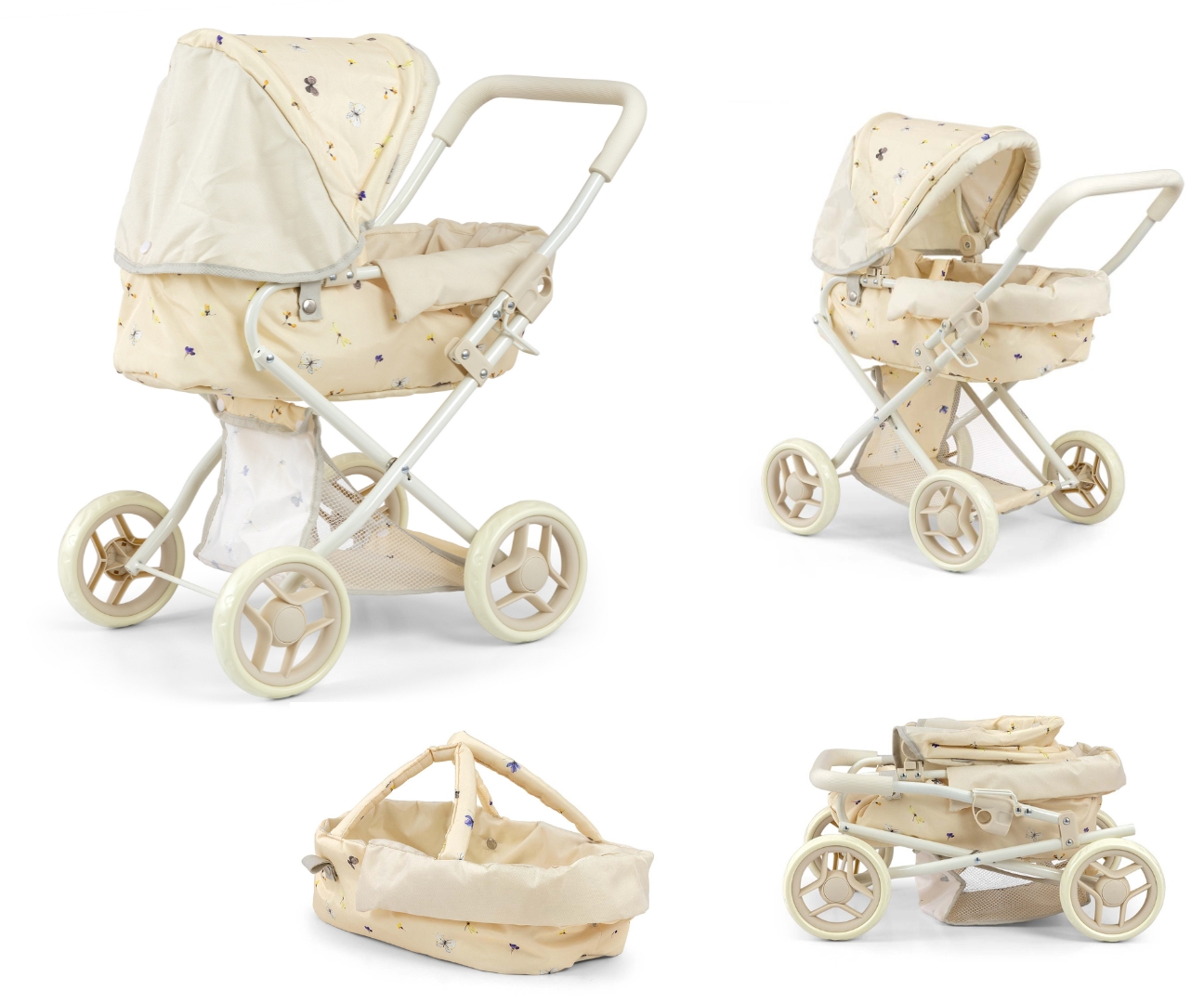 ND18_6245 Milly Mally Wozek dla lalek Alice Natur