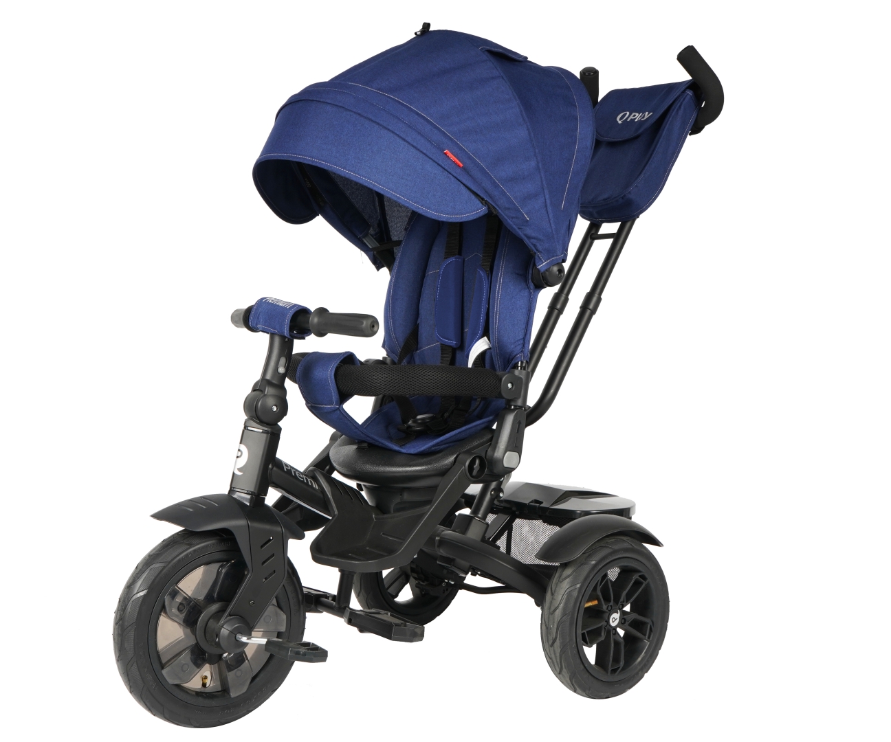 QPLAY Rowerek Trójkołowy Premium Navy/Blue