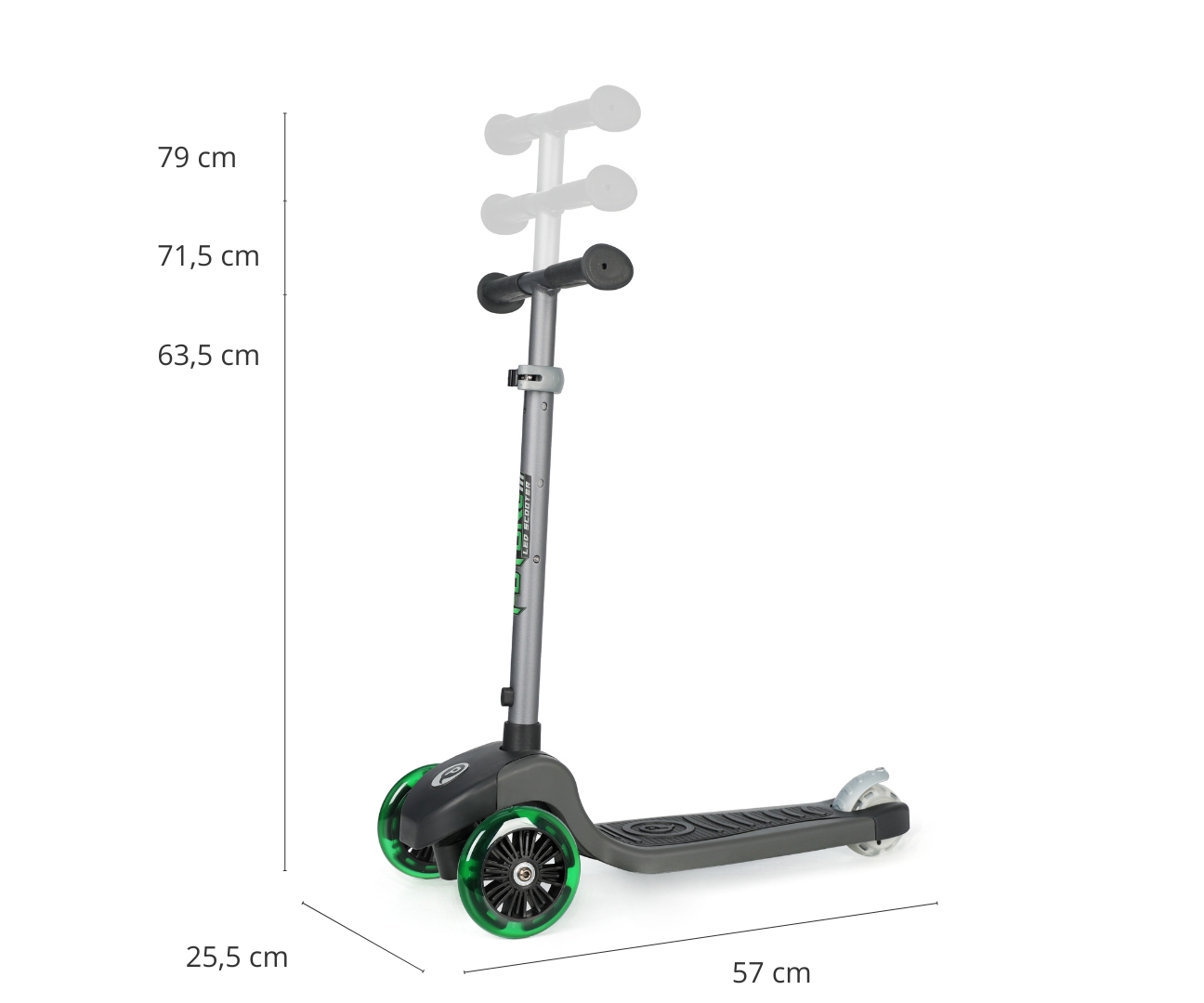 Qplay Hulajnoga Future Eco New Green — zdjęcie 12