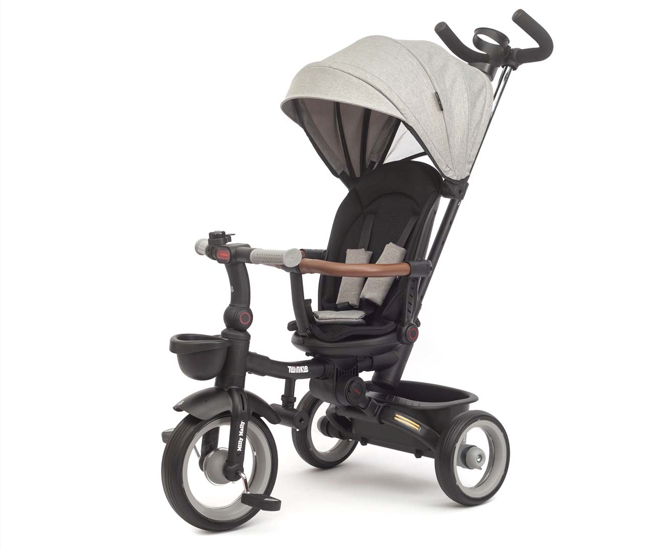 Milly Mally Rowerek Trójkołowy Twinkle Grey — zdjęcie 2