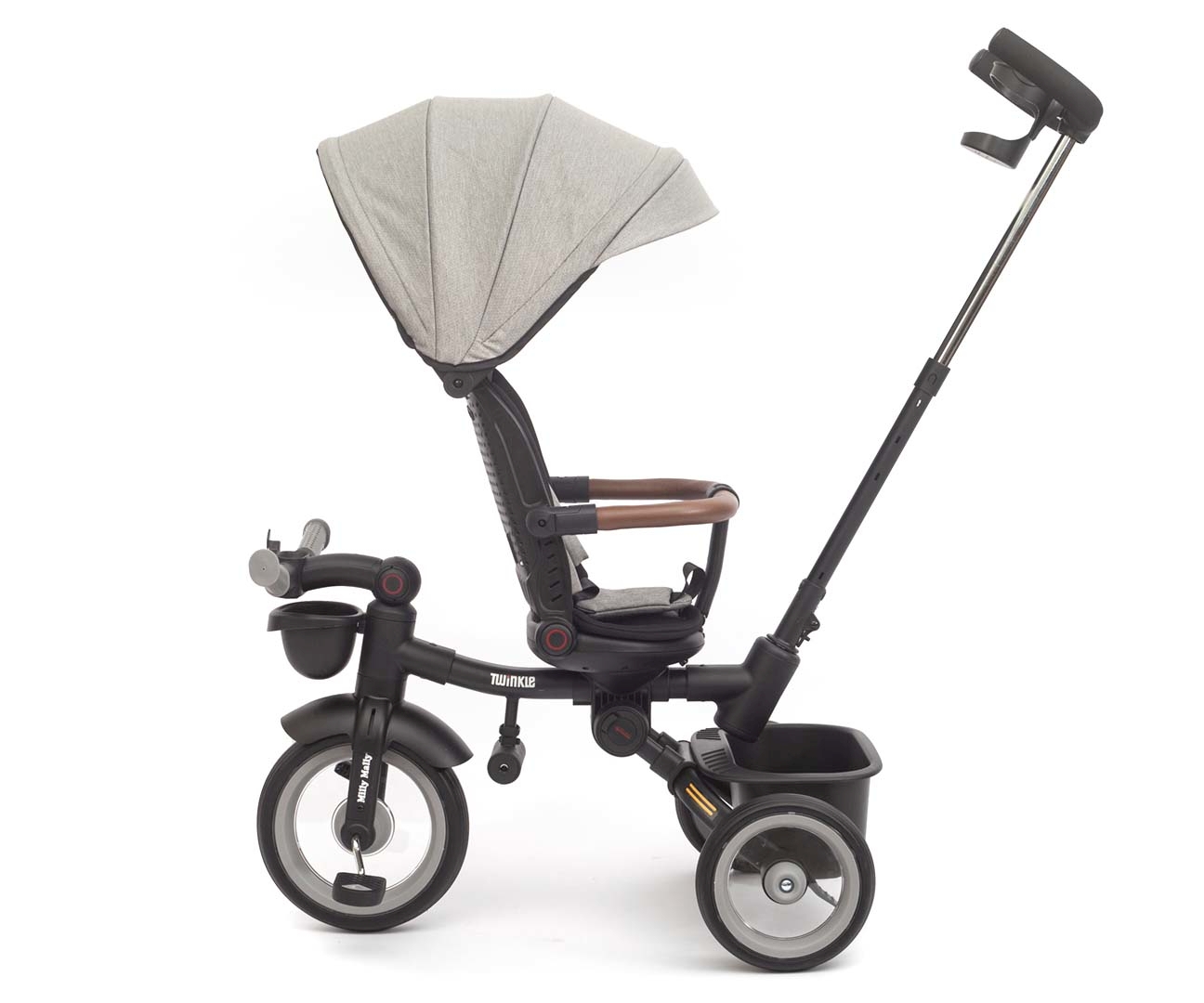 Milly Mally Rowerek Trójkołowy Twinkle Grey — zdjęcie 4