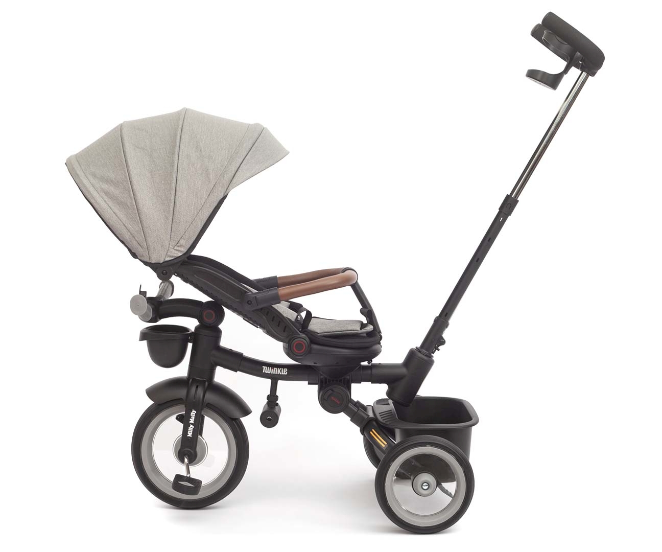Milly Mally Rowerek Trójkołowy Twinkle Grey — zdjęcie 5