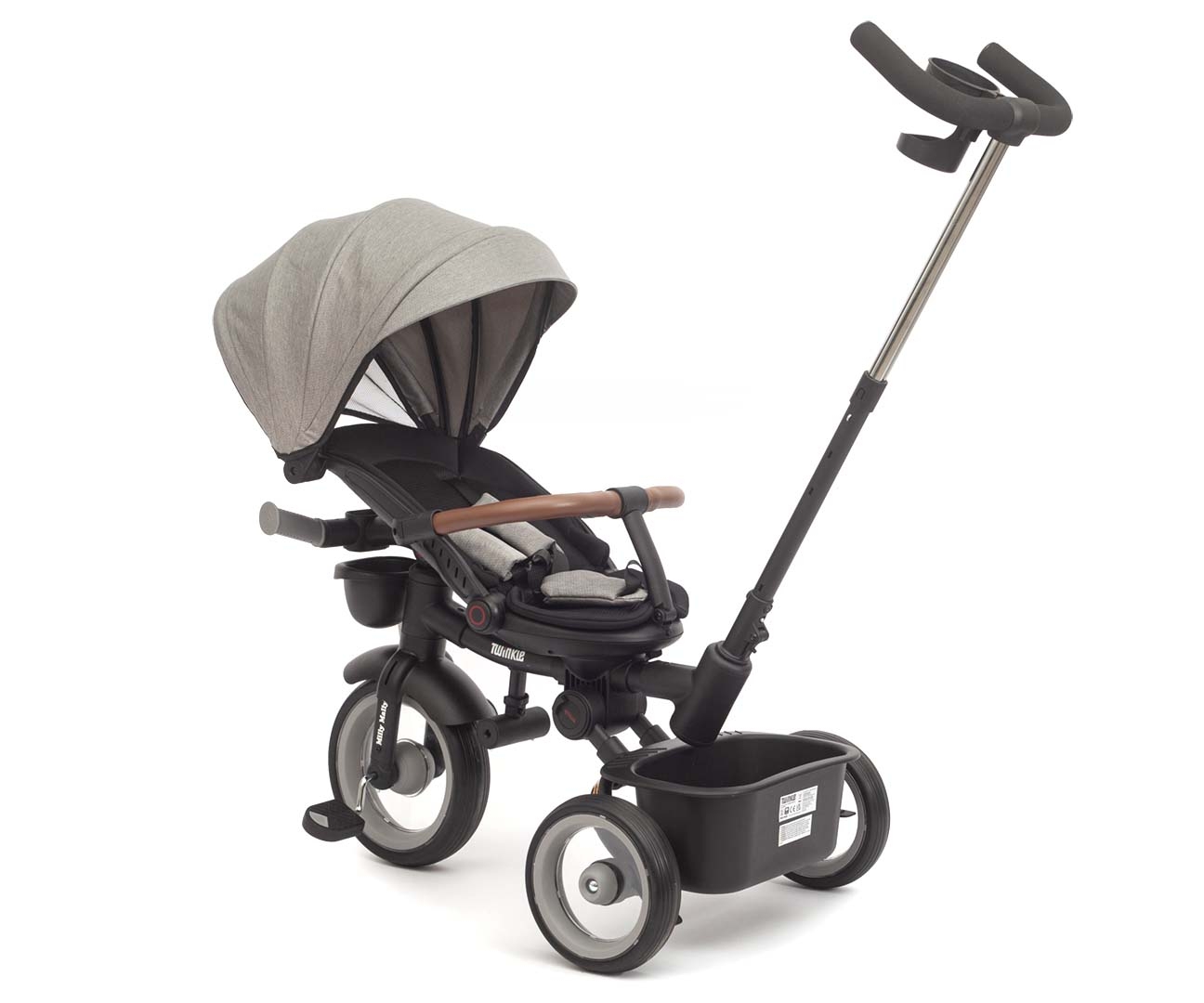 Milly Mally Rowerek Trójkołowy Twinkle Grey — zdjęcie 6