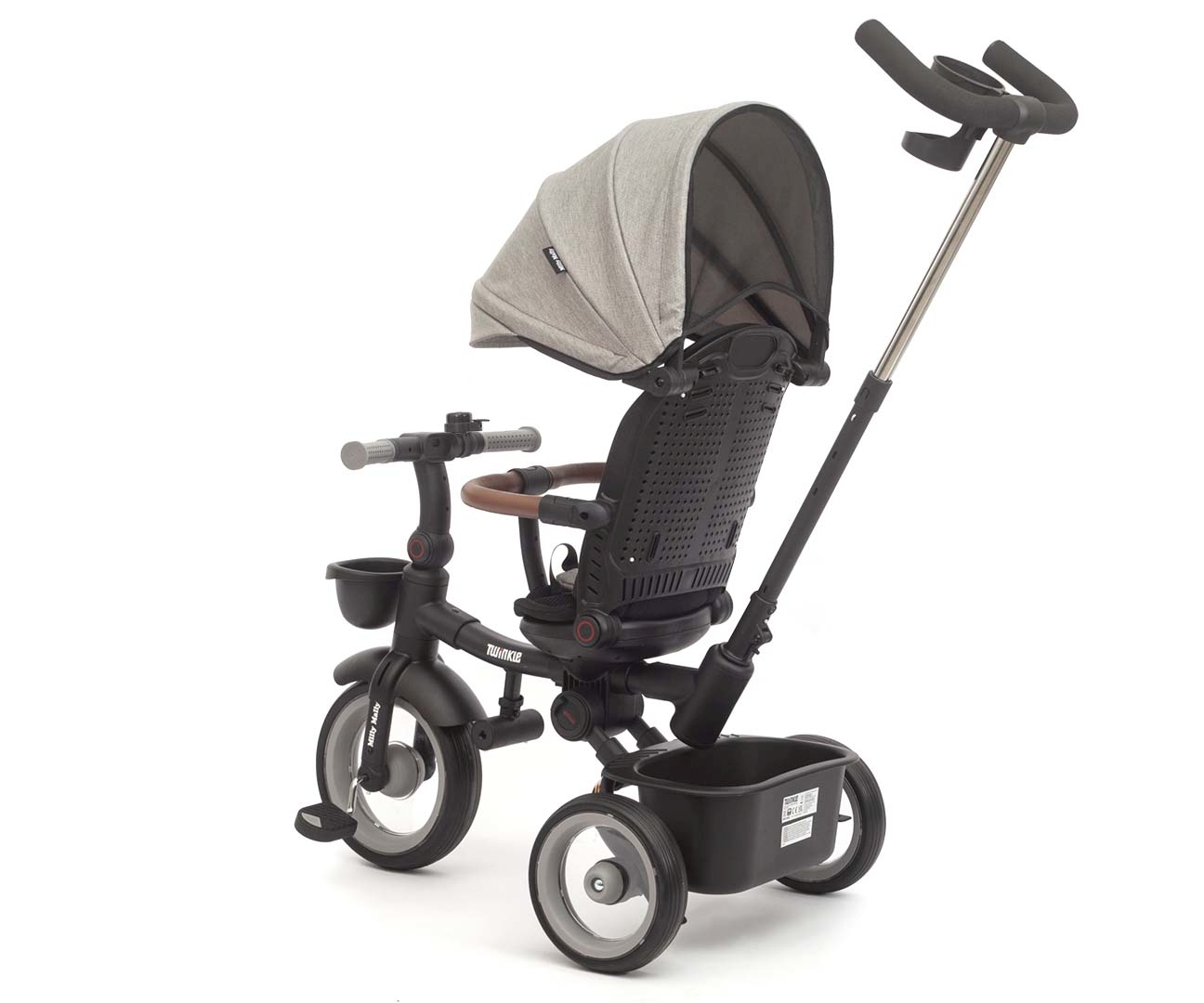Milly Mally Rowerek Trójkołowy Twinkle Grey — zdjęcie 7