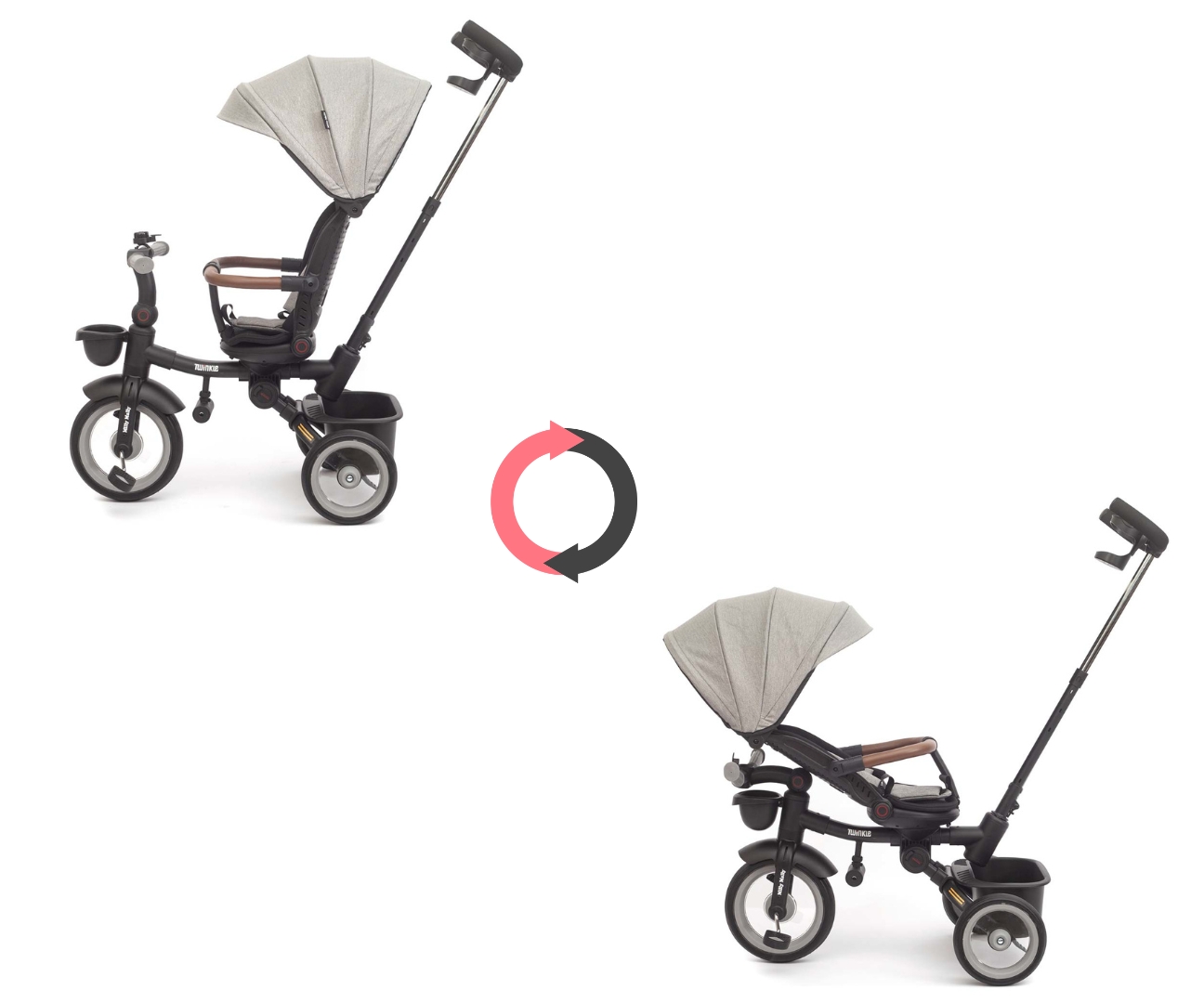 Milly Mally Rowerek Trójkołowy Twinkle Grey — zdjęcie 9