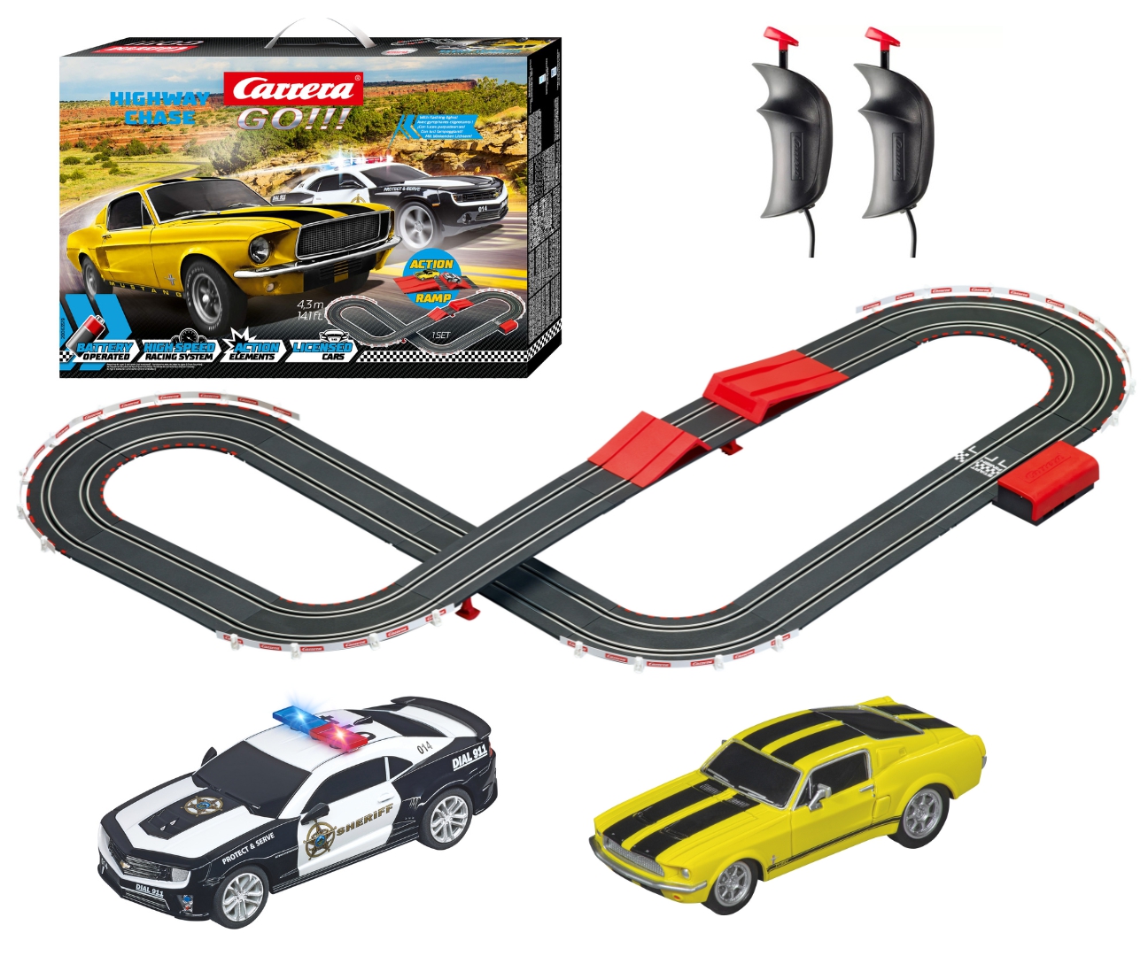 Carrera Go 200 Highway Chase 4,3m