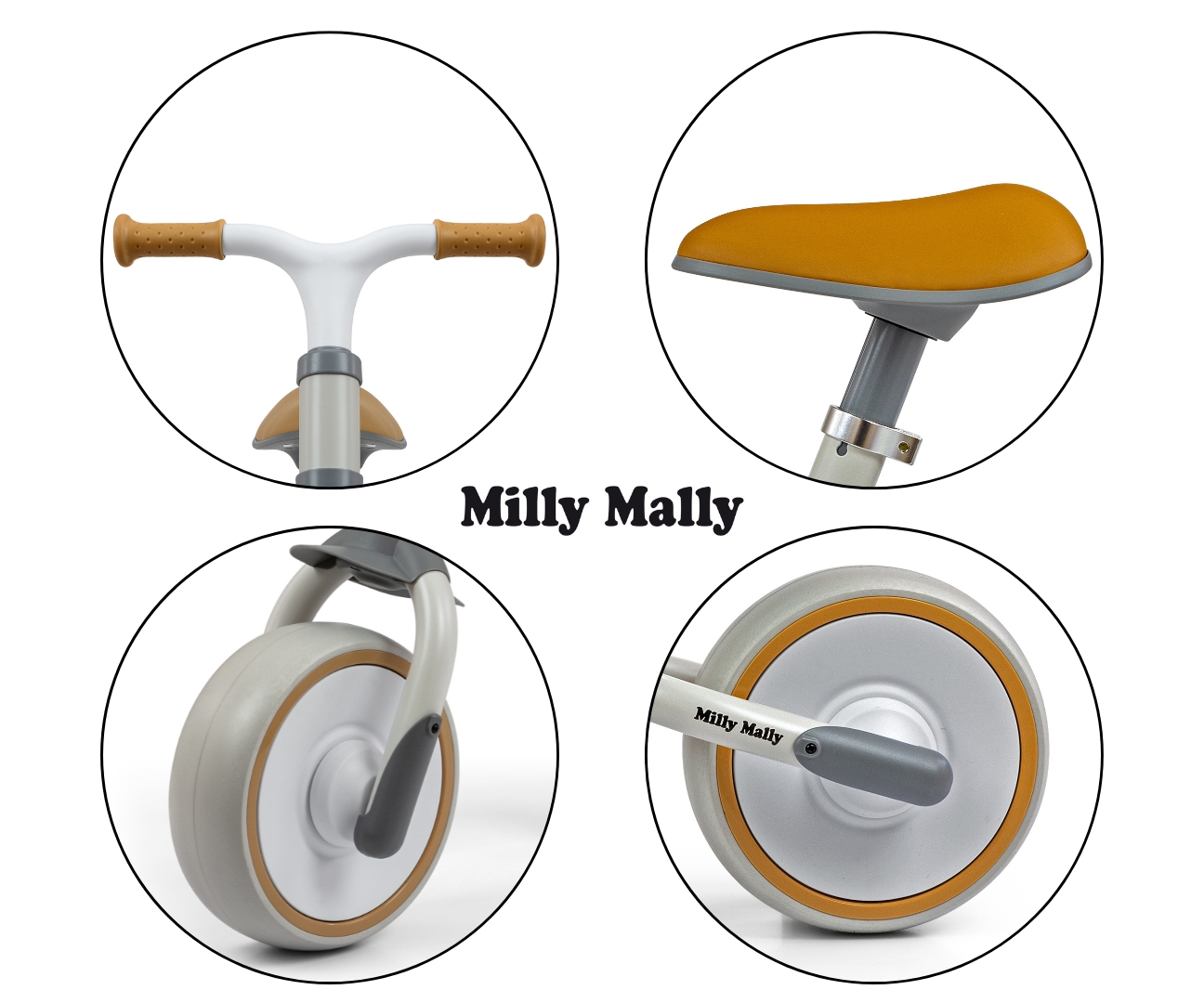 Milly Mally Rowerek Biegowy Skippy White — zdjęcie 11