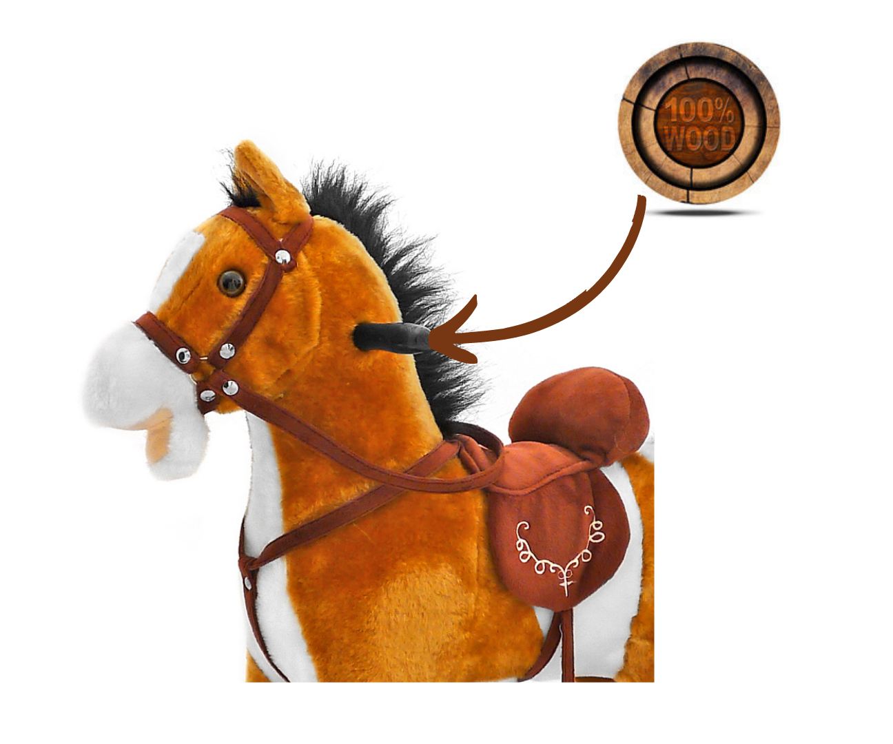 Milly Mally Koń Mustang jasny brąz — zdjęcie 4