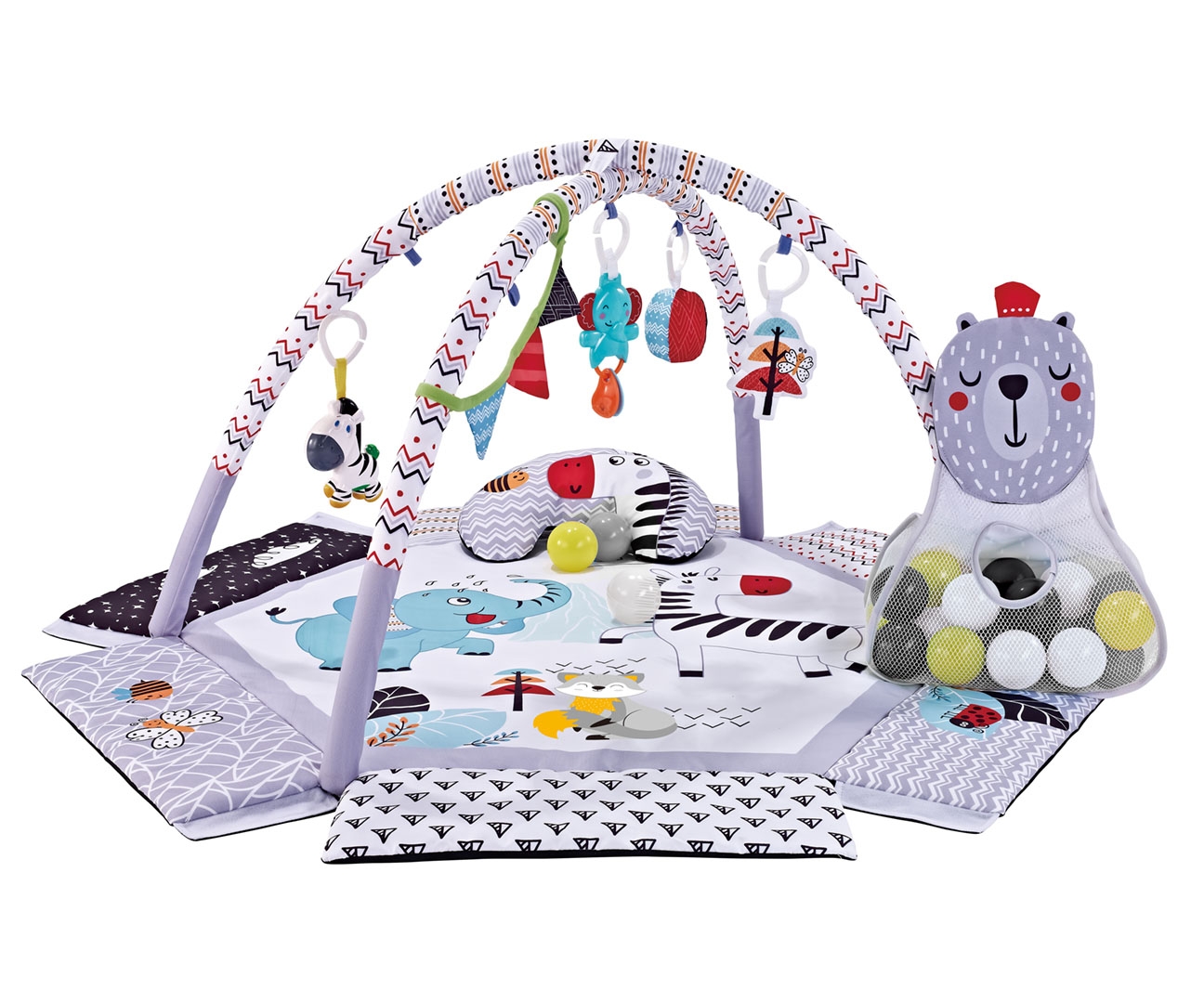 TinyMini CC9639 Mata edukacyjna Śpiący Miś