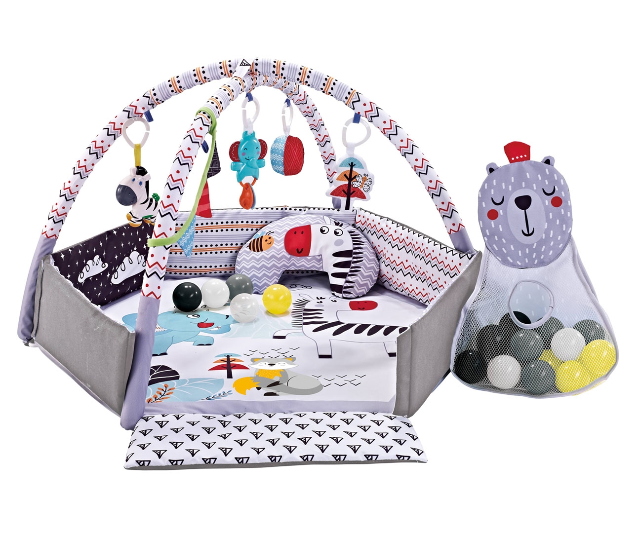 TinyMini CC9639 Mata edukacyjna Śpiący Miś — zdjęcie 2