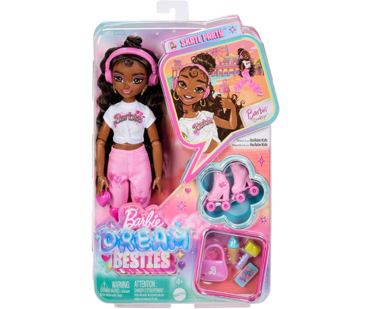 Mattel  JFX97 Lalka Barbie Dream Besties Brooklyn — zdjęcie 5
