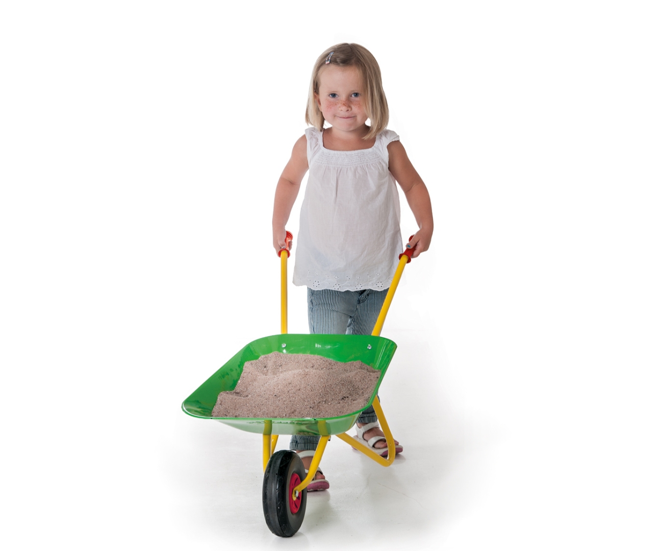Rolly Toys 271900 Taczka Metalowa Zielona — zdjęcie 6