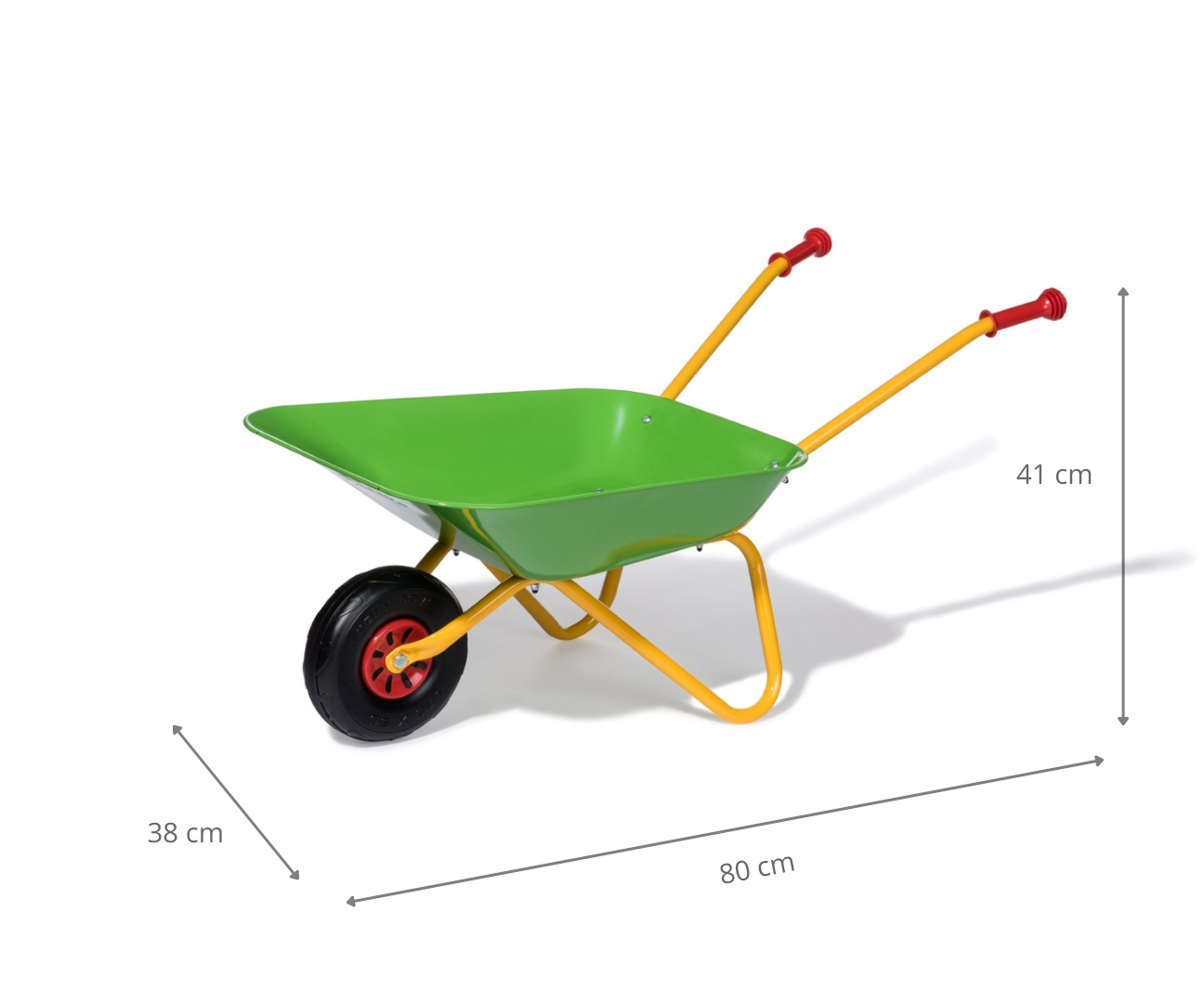 Rolly Toys 271900 Taczka Metalowa Zielona — zdjęcie 7