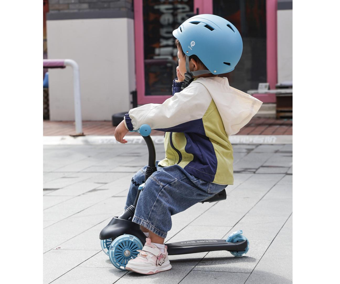 Qplay Hulajnoga Sema Evo 3w1 Sky Blue — zdjęcie 12