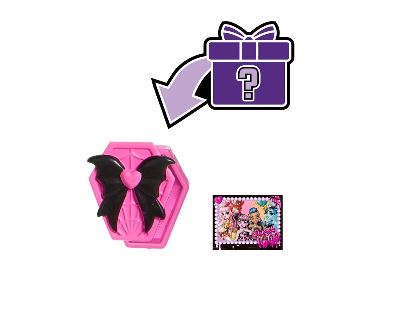 Mattel JBG74 Lalka Monster High Straszysłodkie Urodziny - Draculaura — zdjęcie 4