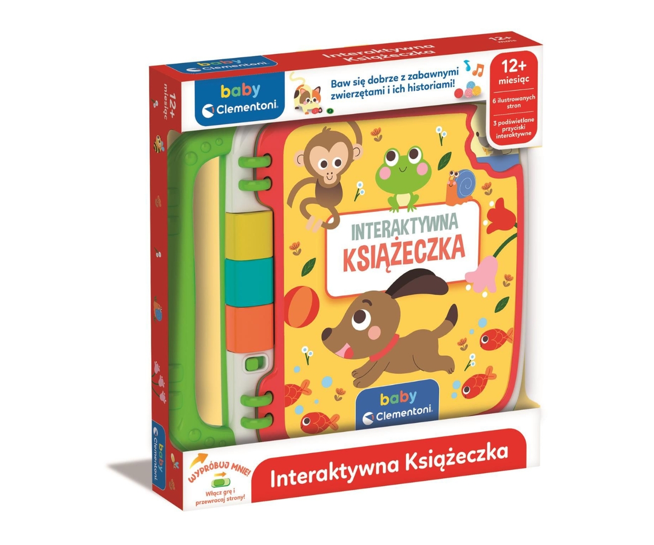 Clementoni Baby 50388 Interaktywna książeczka