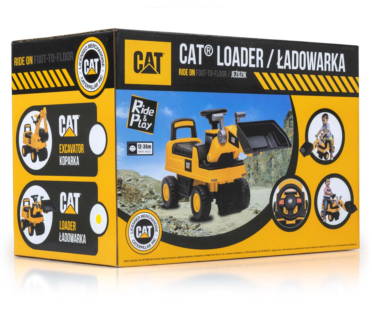 Milly Mally Pojazd CAT Loader Ładowarka — zdjęcie 13