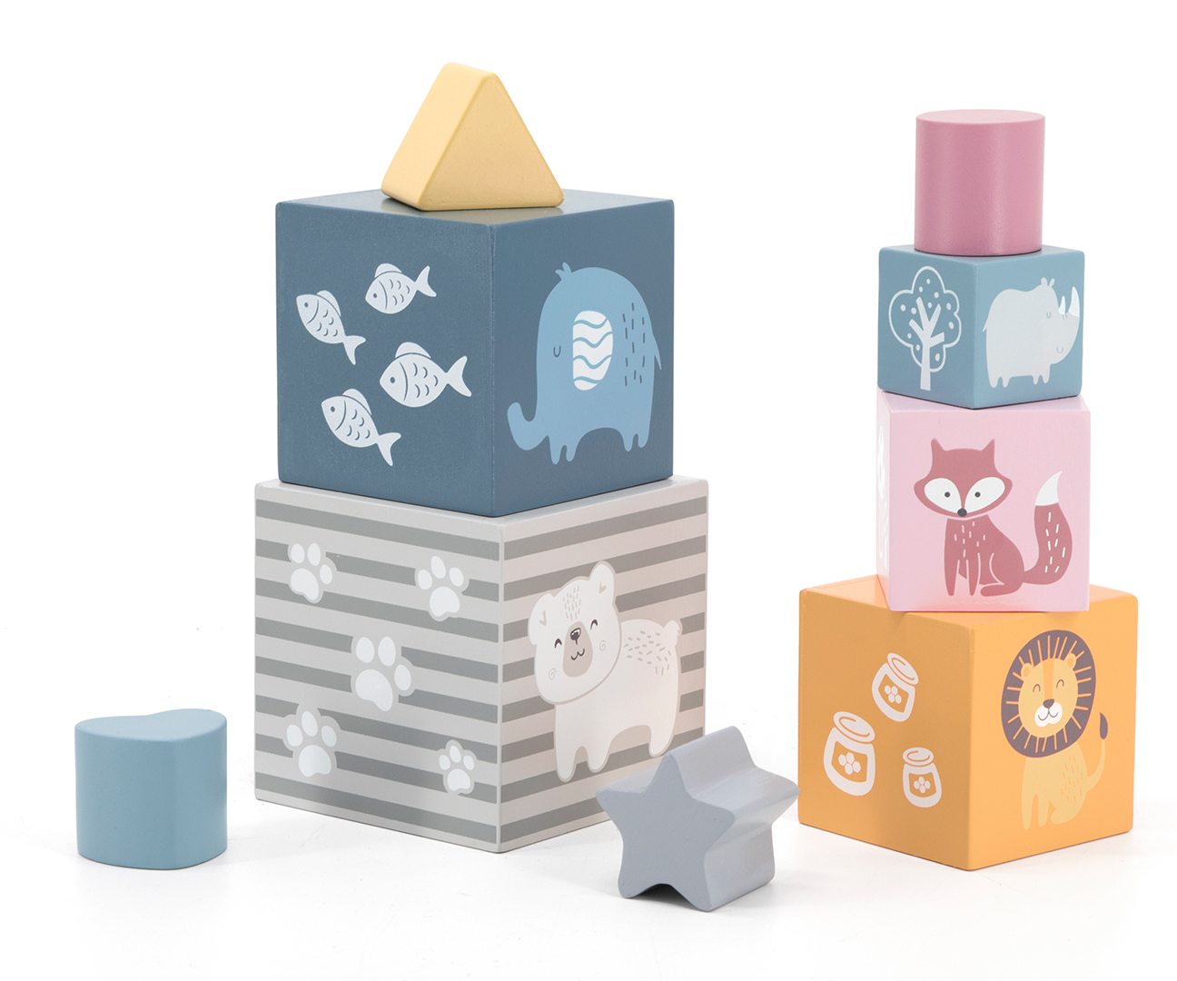 Viga 44016 PolarB piramidka edukacyjna z sorterem — zdjęcie 2