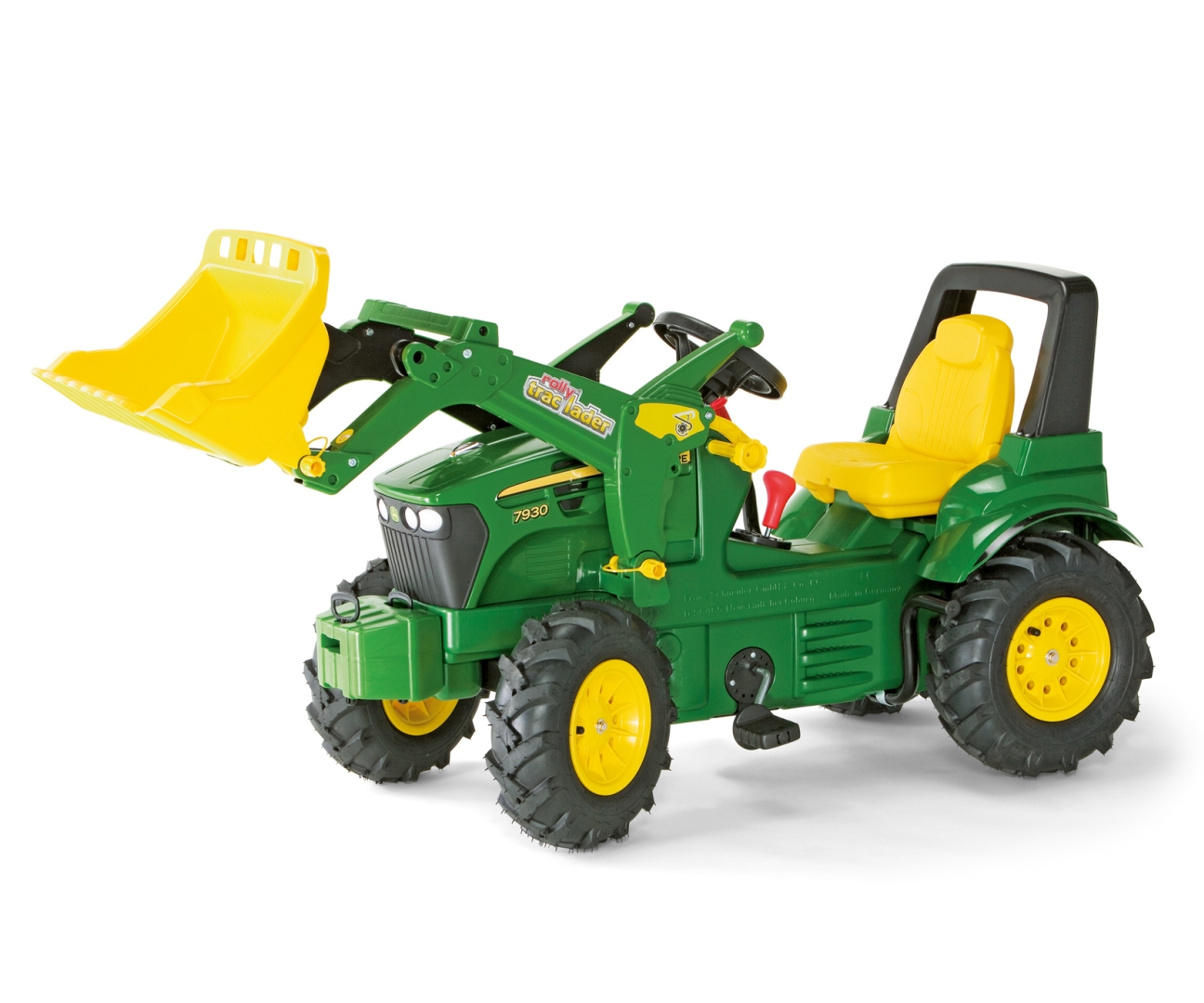 Rolly Toys 6 Farmtrac John Deere traktor koos amb..