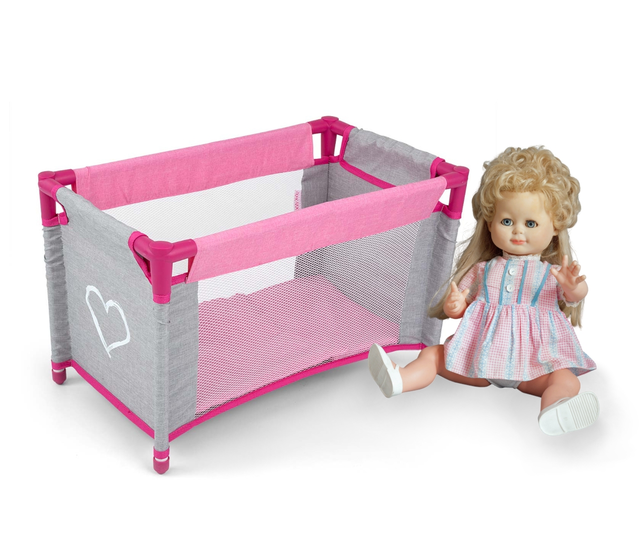 Milly Mally Łóżeczko dla lalek Lisa Prestige Pink — zdjęcie 4