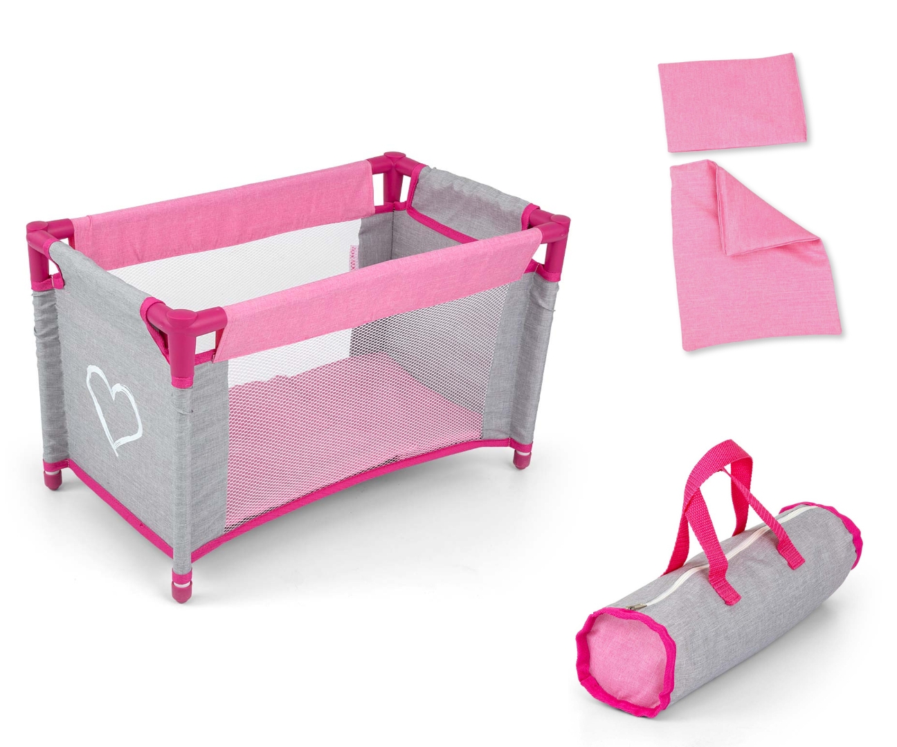 Milly Mally Łóżeczko dla lalek Lisa Prestige Pink — zdjęcie 8