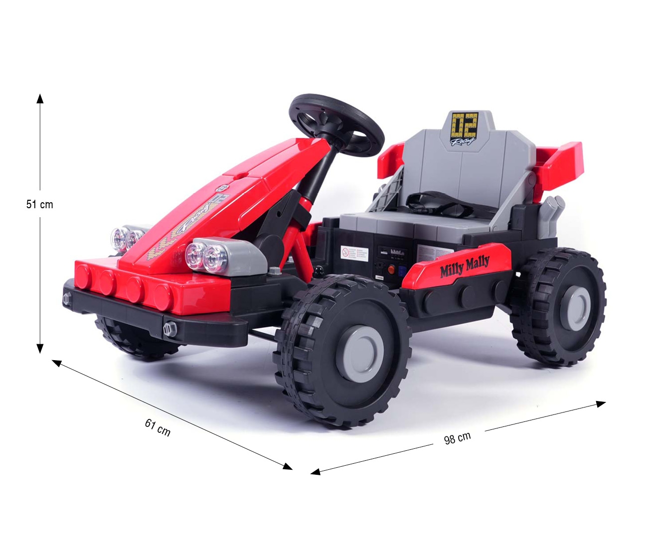 Milly Mally Pojazd na akumulator Prime 2w1 Red — zdjęcie 14