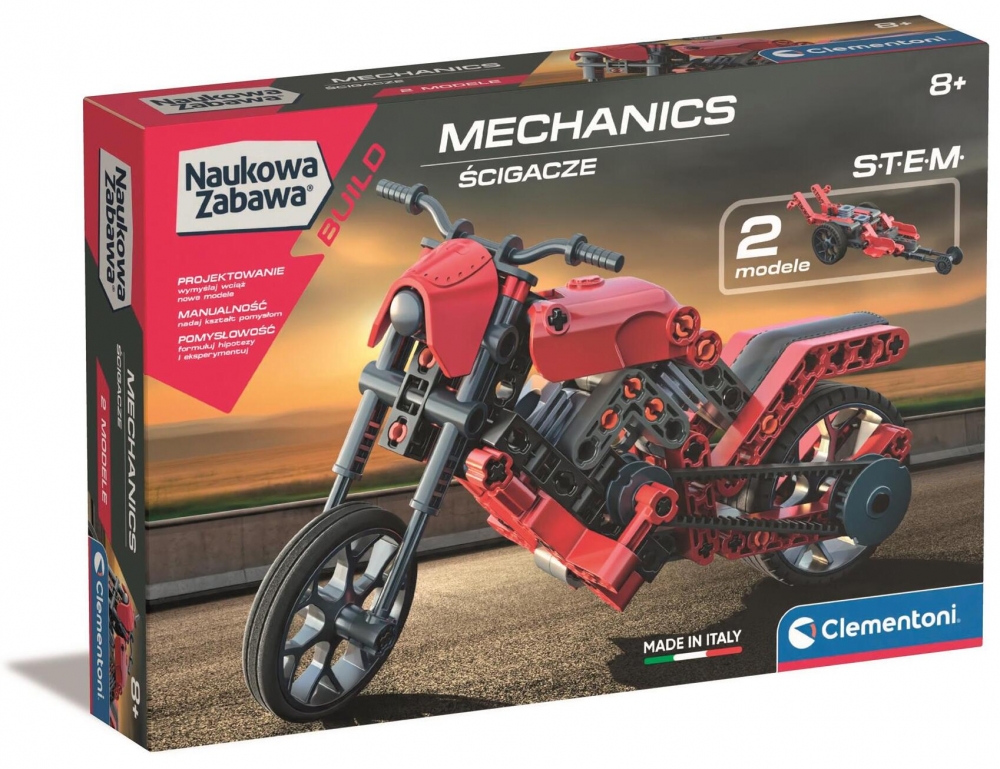 Clementoni Naukowa zabawa. Laboratorium mechaniki. Ścigacze 50789 p6