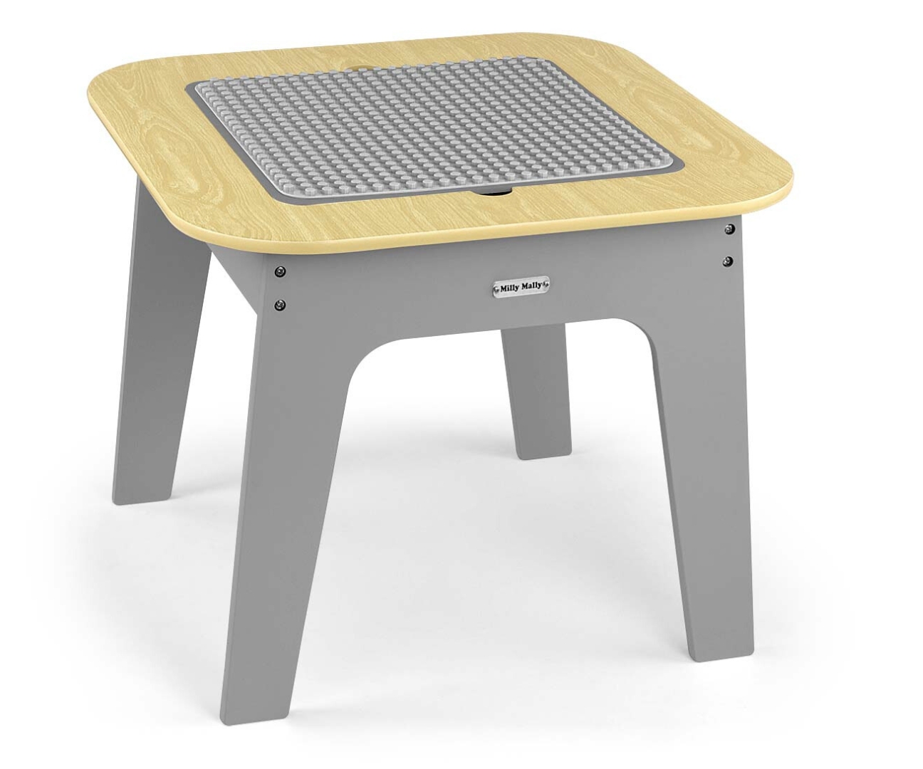 Milly Mally Zestaw mebli Olaf Blocks - Stolik i dwa krzesełka Dark Grey — zdjęcie 6