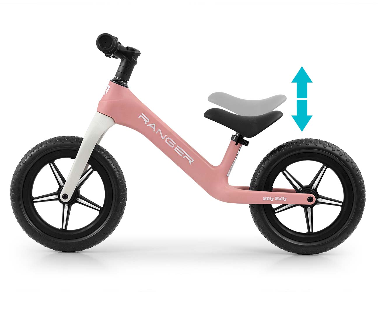 Milly Mally Rowerek Biegowy Ranger Flash Pink — zdjęcie 5