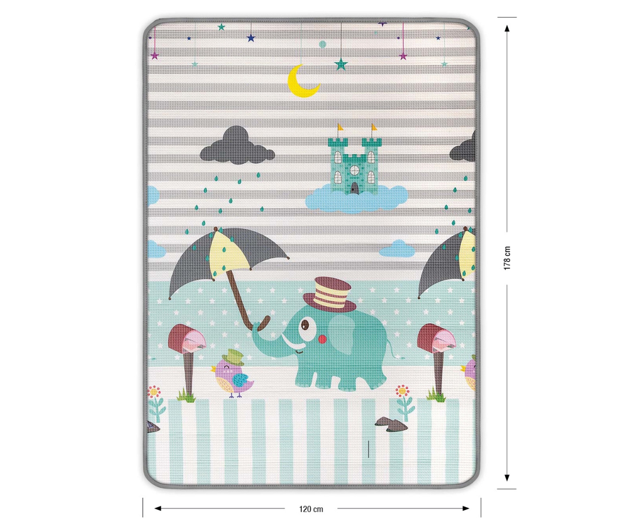 Milly Mally Mata piankowa zwijana Kinder Digits and Elephant — zdjęcie 4