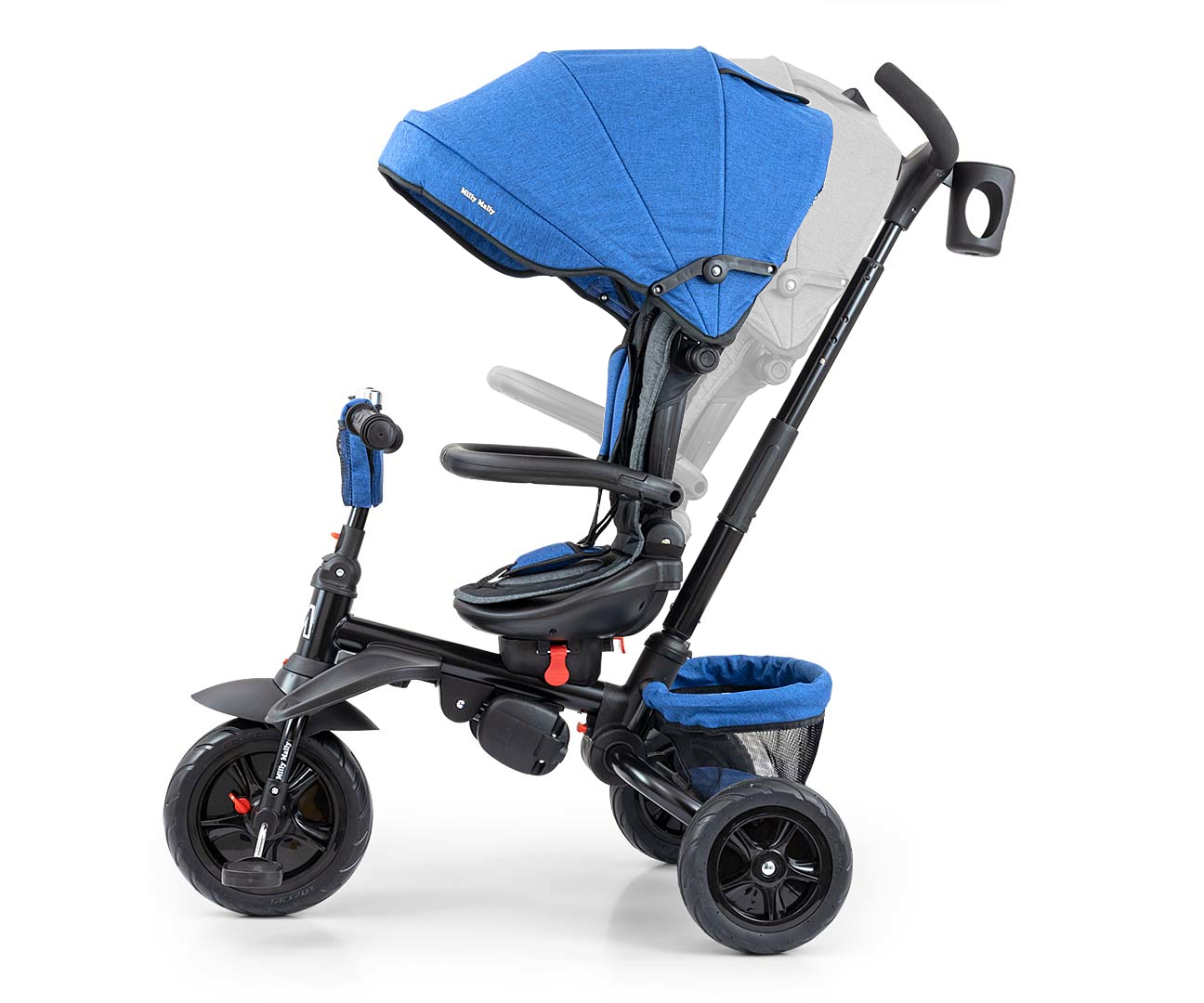 Rowerek Trójkołowy Stanley Rubber Navy-Black — zdjęcie 3