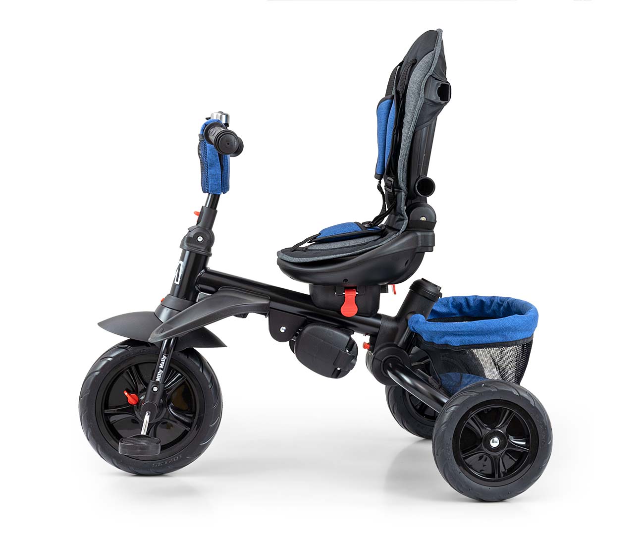 Rowerek Trójkołowy Stanley Rubber Navy-Black — zdjęcie 4