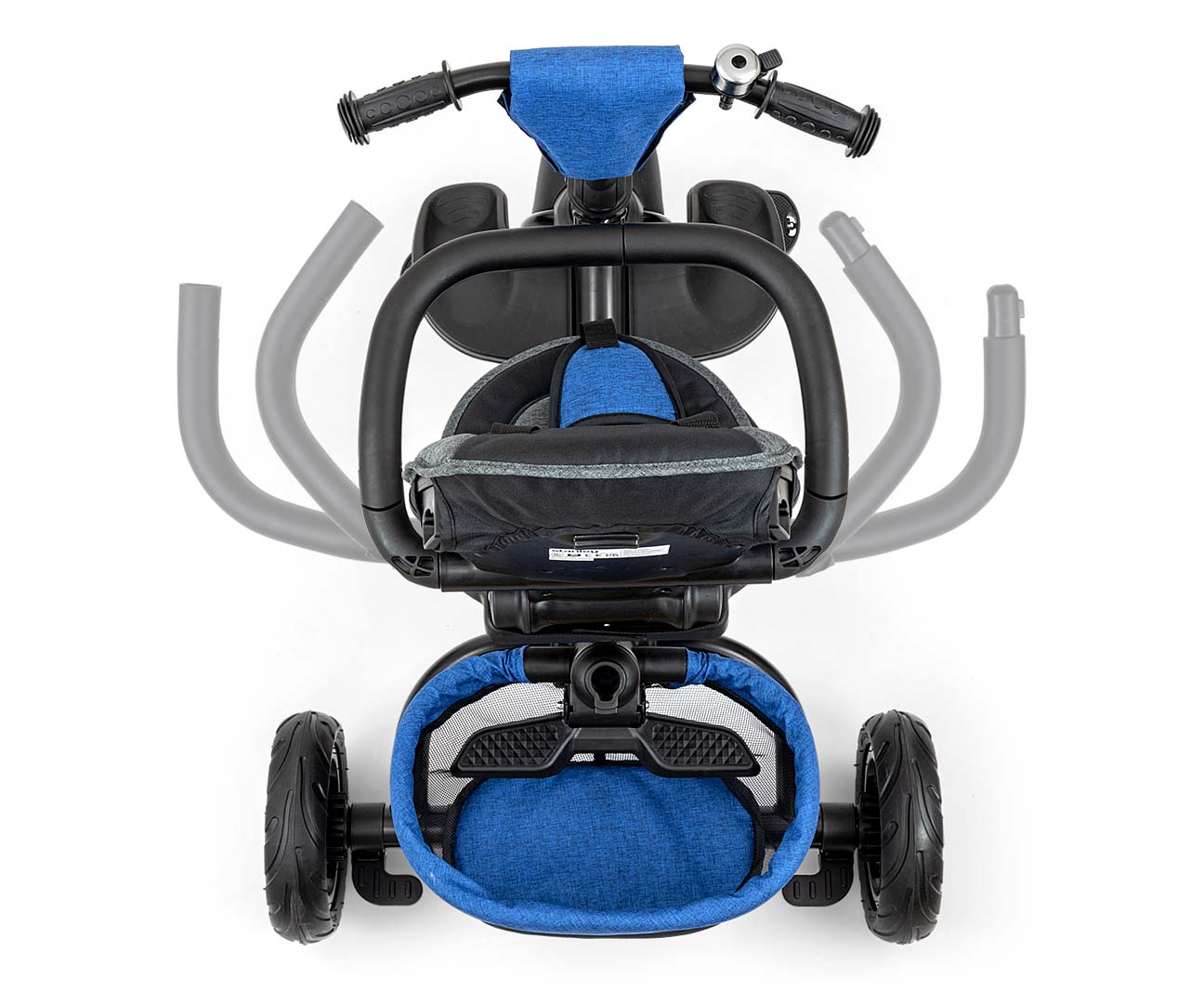 Rowerek Trójkołowy Stanley Rubber Navy-Black — zdjęcie 5