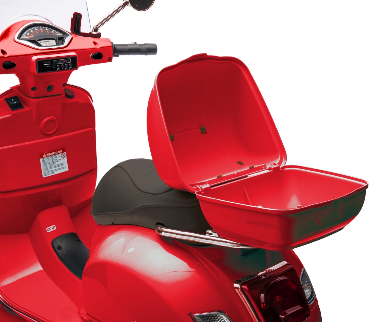 Milly Mally Pojazd na akumulator Vespa GTS Super Red — zdjęcie 9
